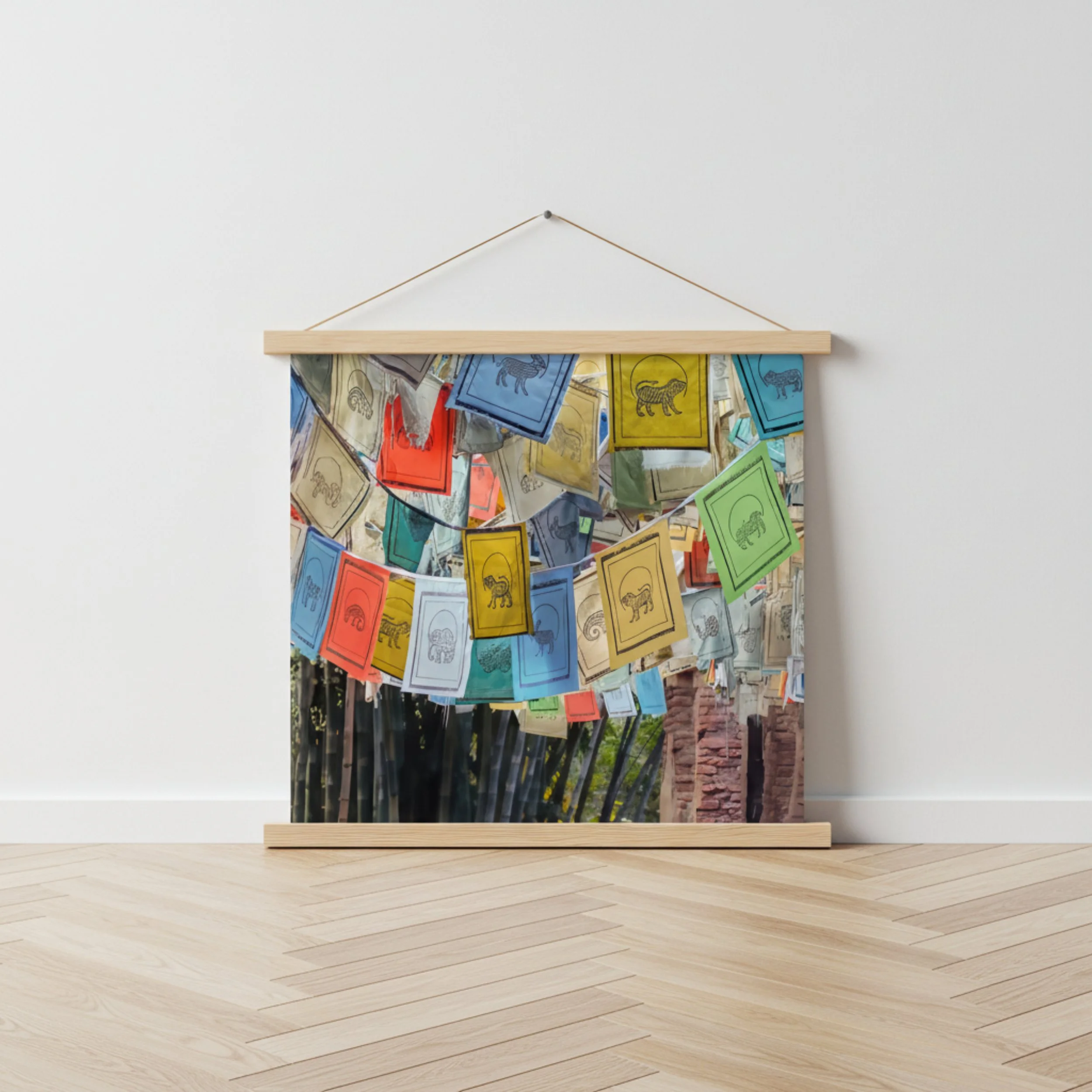 Tibetan Prayer Flags - Poster With Hanger - Hero.jpg
