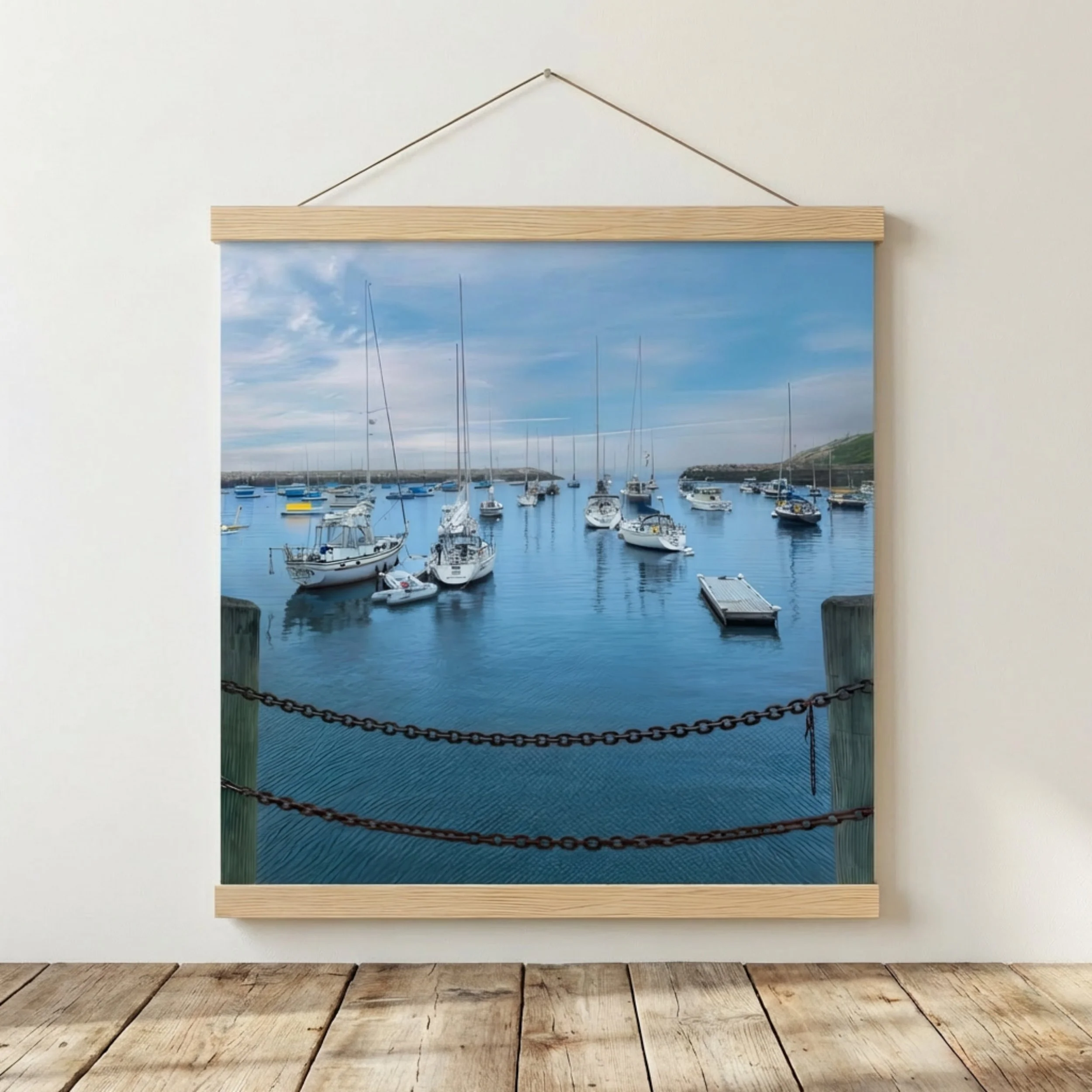 Rockport Harbor - Poster With Hanger 2.jpg