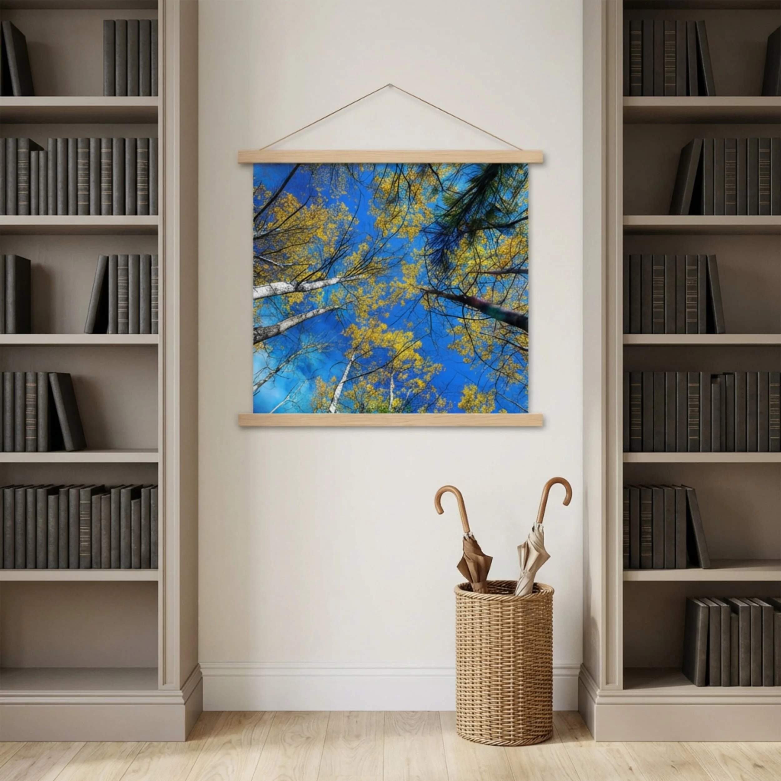 Birches in Autumn - Poster With Hanger 3.jpg