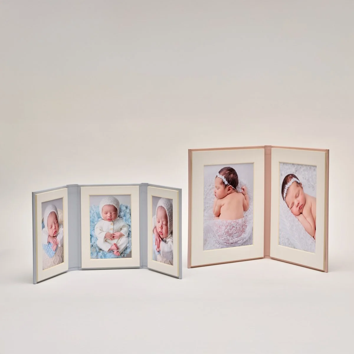 Two or Three-Panel Folio-Style Picture Frame