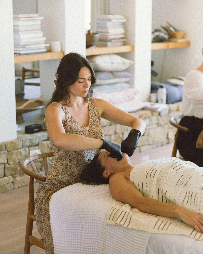 Sculptural face lifting massage using Yakov Gershkovich technique in Ojai California