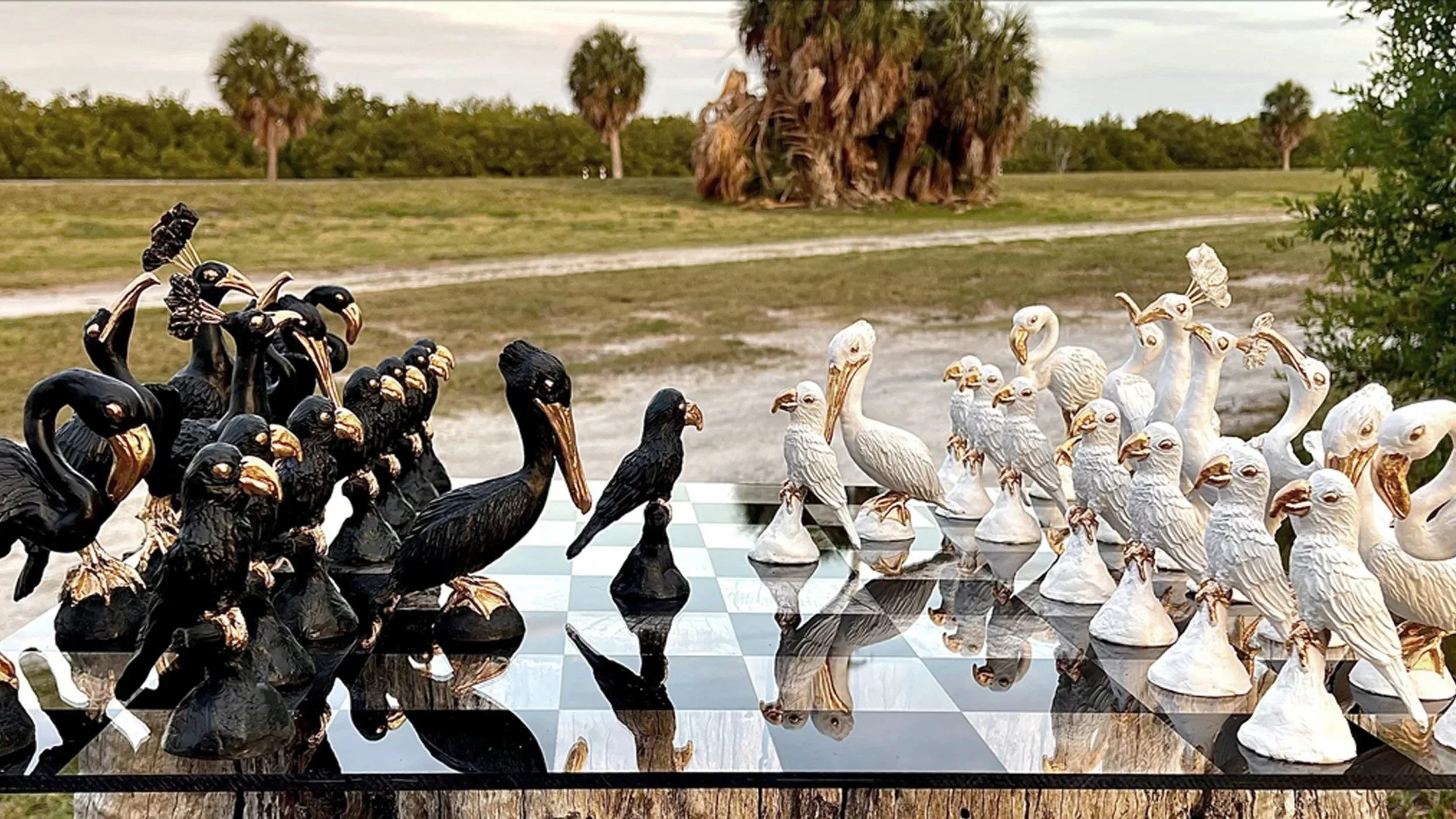FLORIDA BIRD CHESS SET