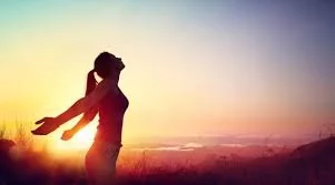 picture of deep breathing and peaceful wellness