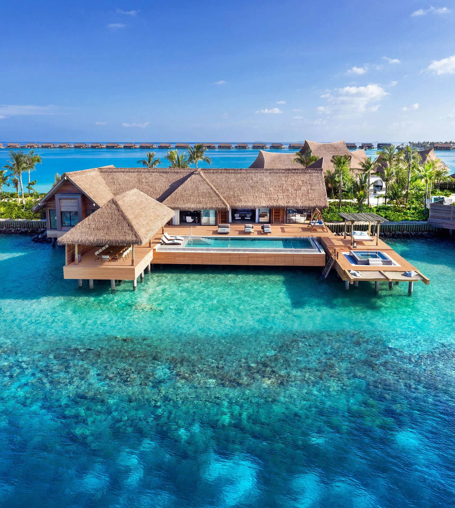Waldorf Astoria Maledives Villa with pool exterior