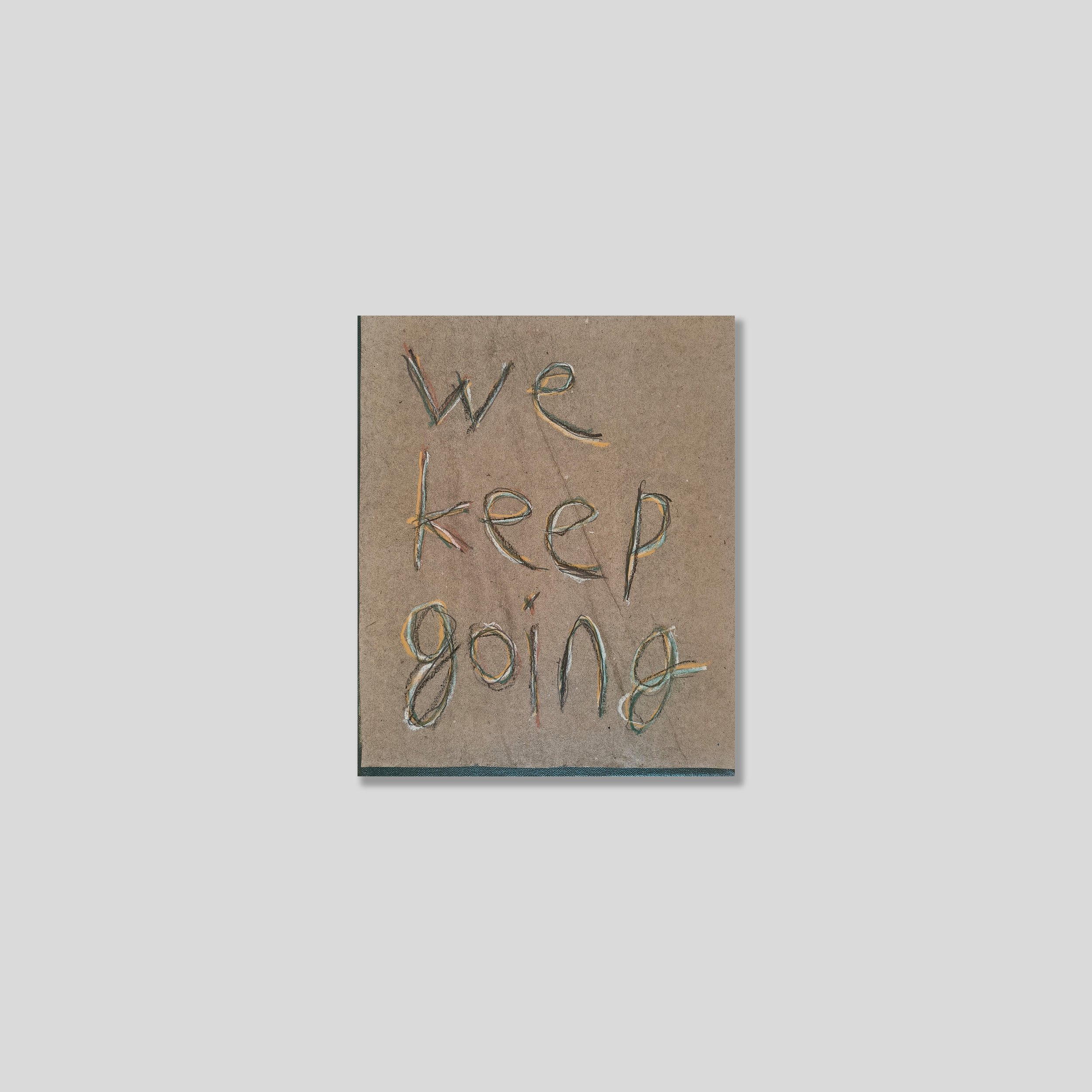 //We keep going//

Acrylic, paper, graphite, polymer on cotton.
24 x 30cm / 9.4 x 11.8in, 2026, eur 2160