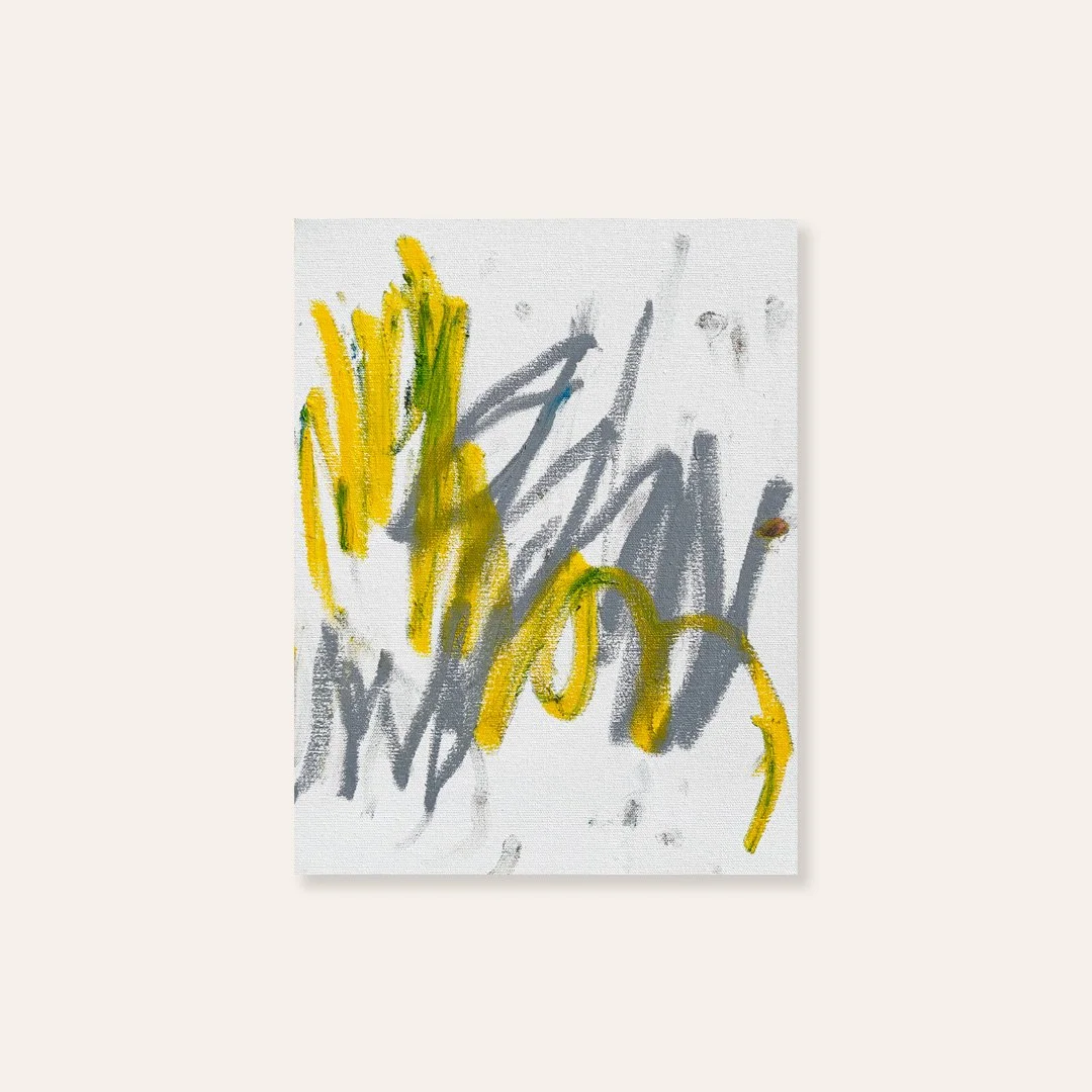 Script, No. 01, 2026
Oil on canvas
35 × 27 cm
Signed and dated on verso
