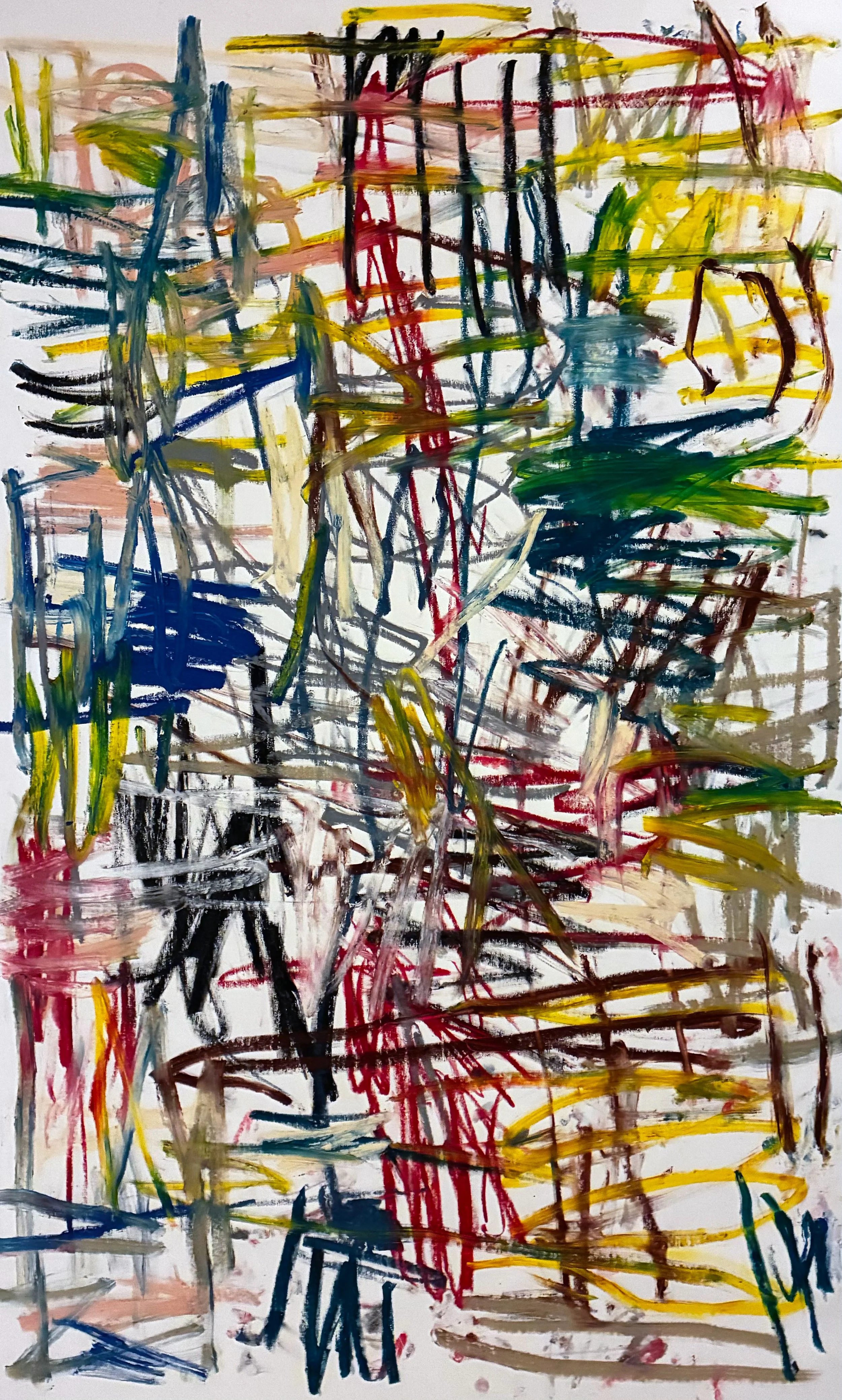 //untitled (kinetic, III01//
150 x 95cm / 59 x 37in, 2026
oil on canvas