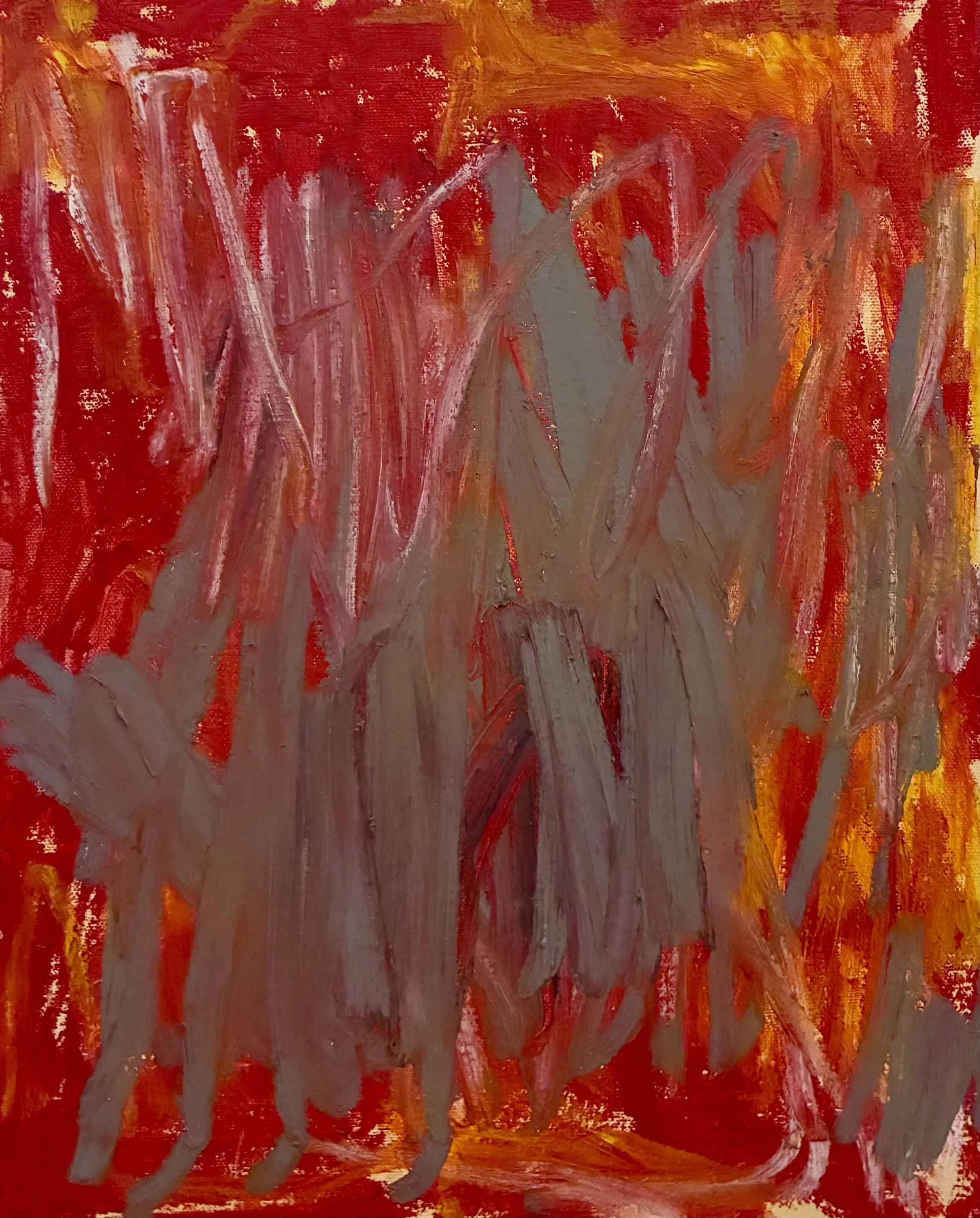 //Residual Heat//
oil on canvas
33x41cm / 13x16in, 2025