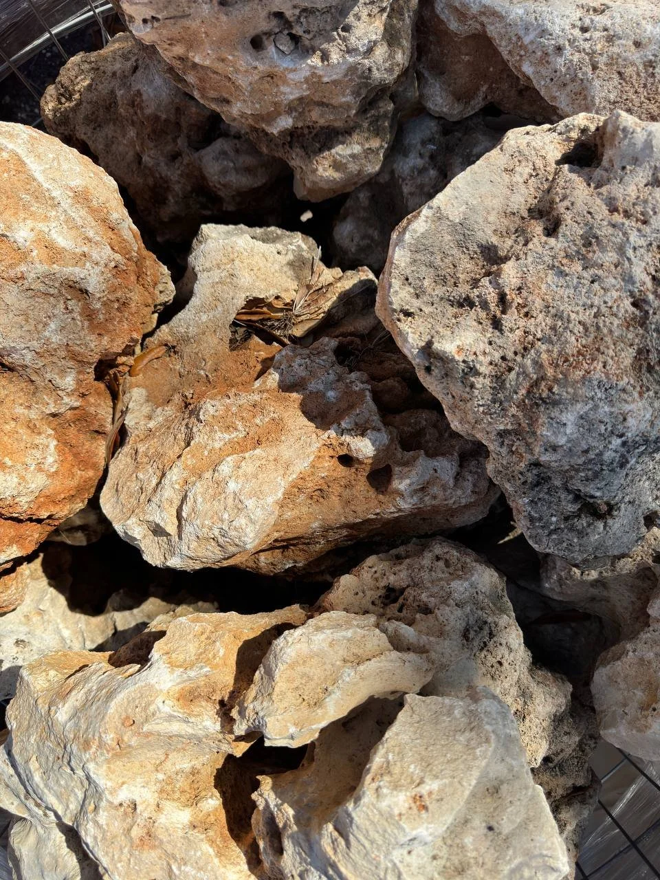 Wholesale Sponge landscape rocks with porous earth-toned texture