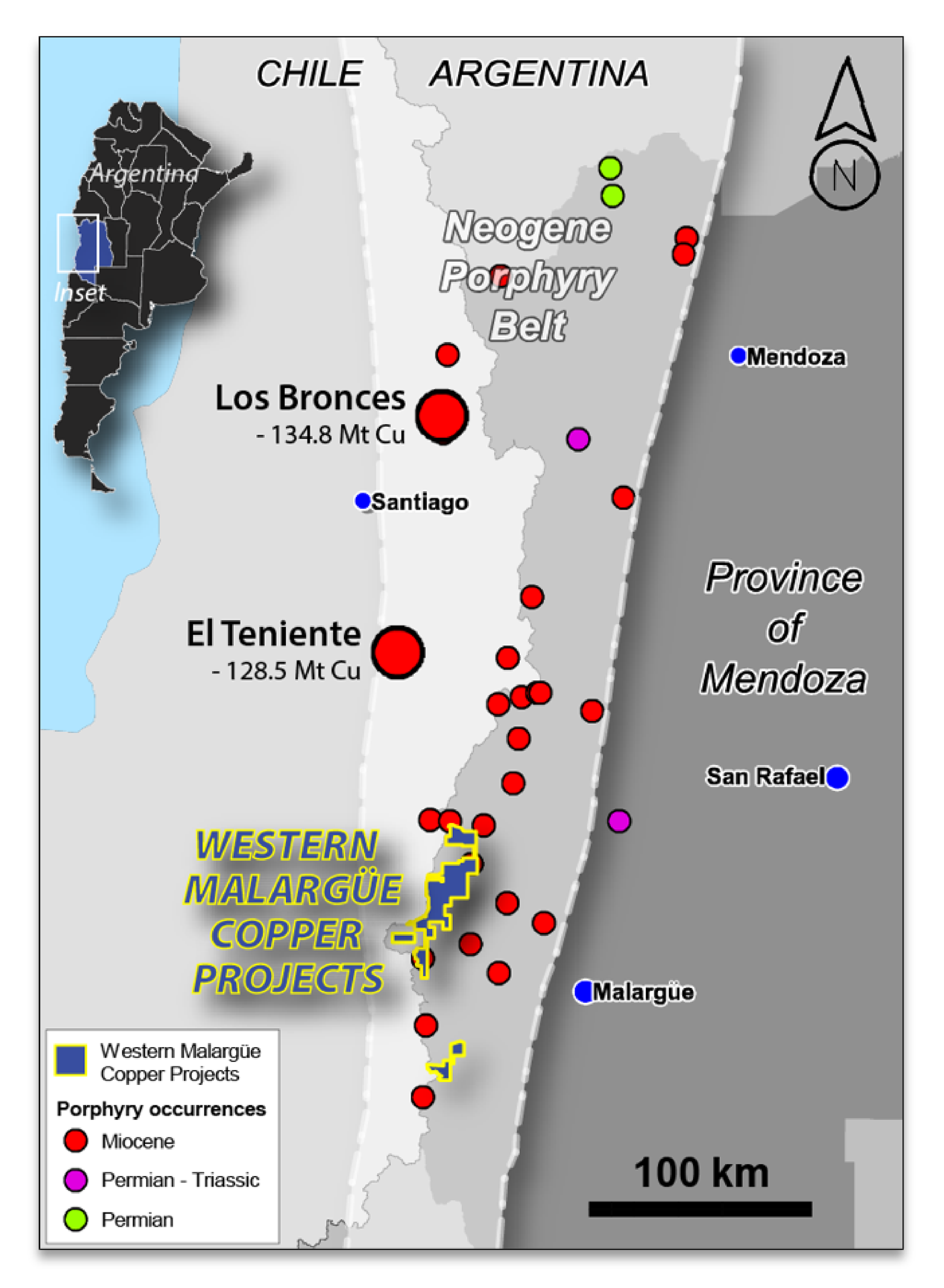 Mendoza Province Mineral Deposits