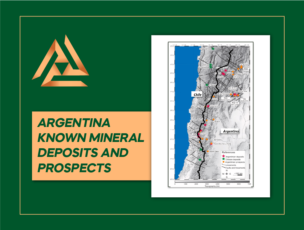 Argentina Known Mineral Deposits and Prospects