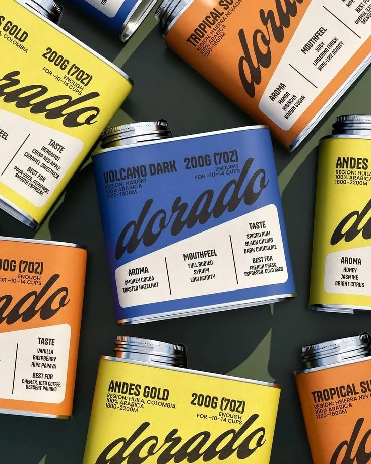 Dorado coffee packaging concept