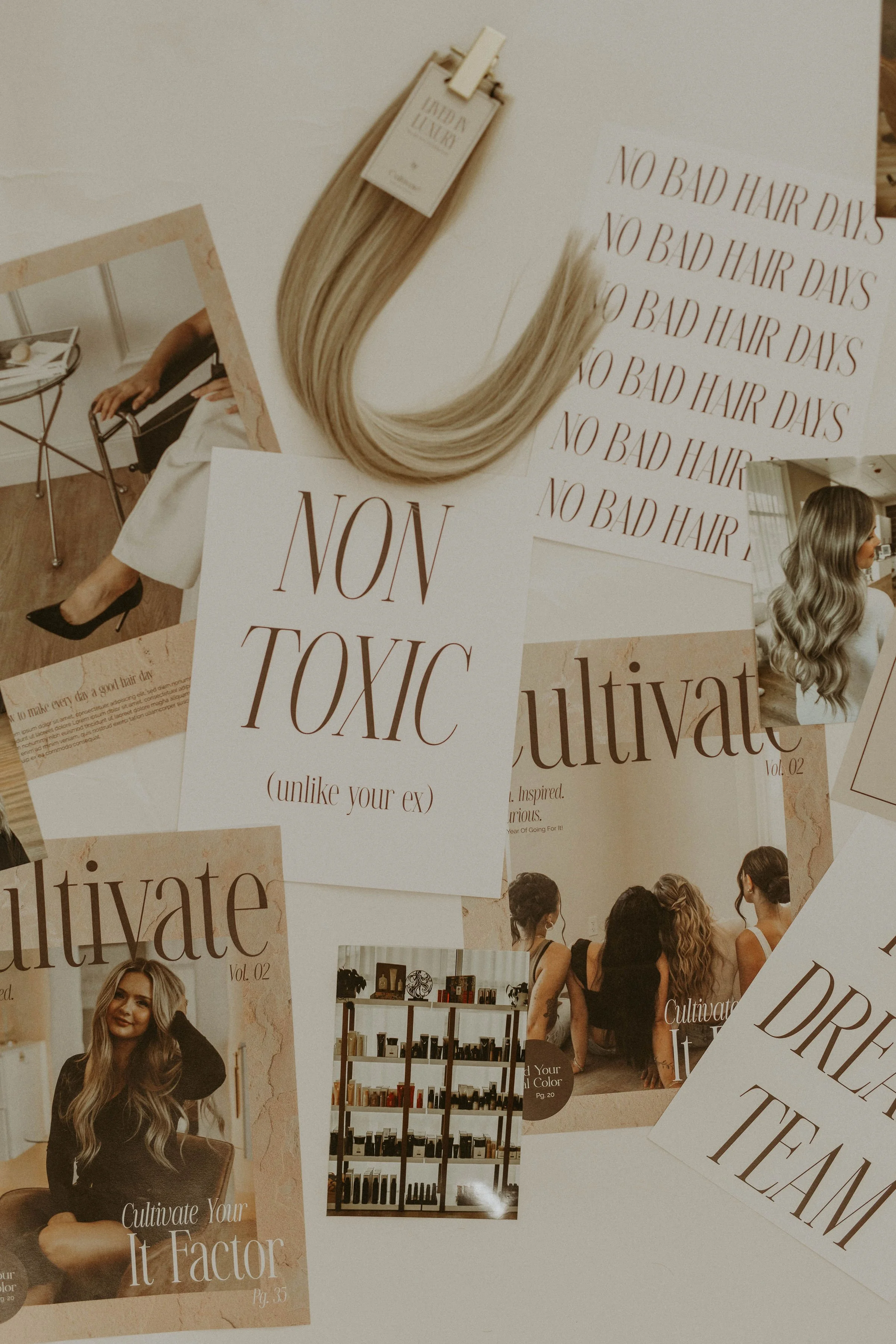 Hair Salon Branding Images