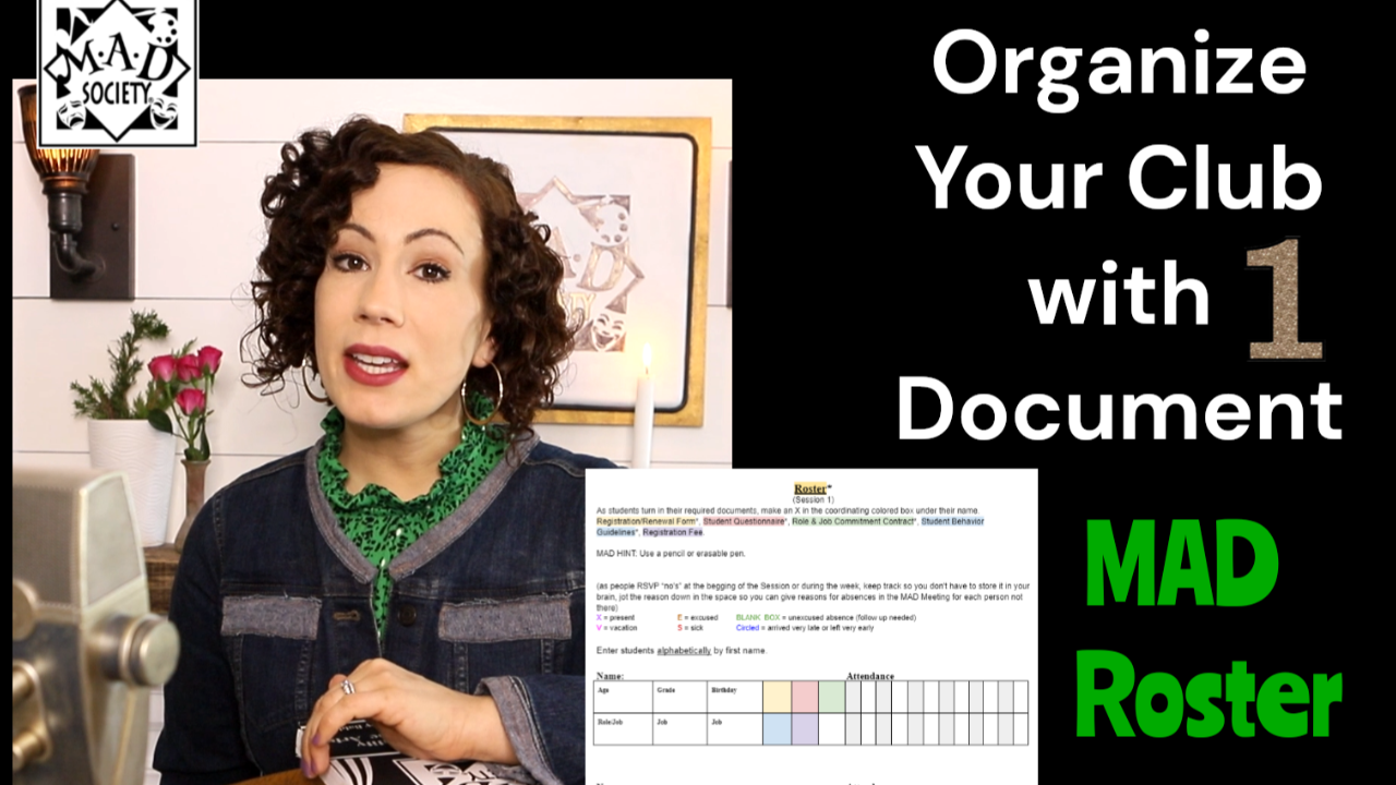 Organize Your Club/Team with 1 Document (Customized Roster)