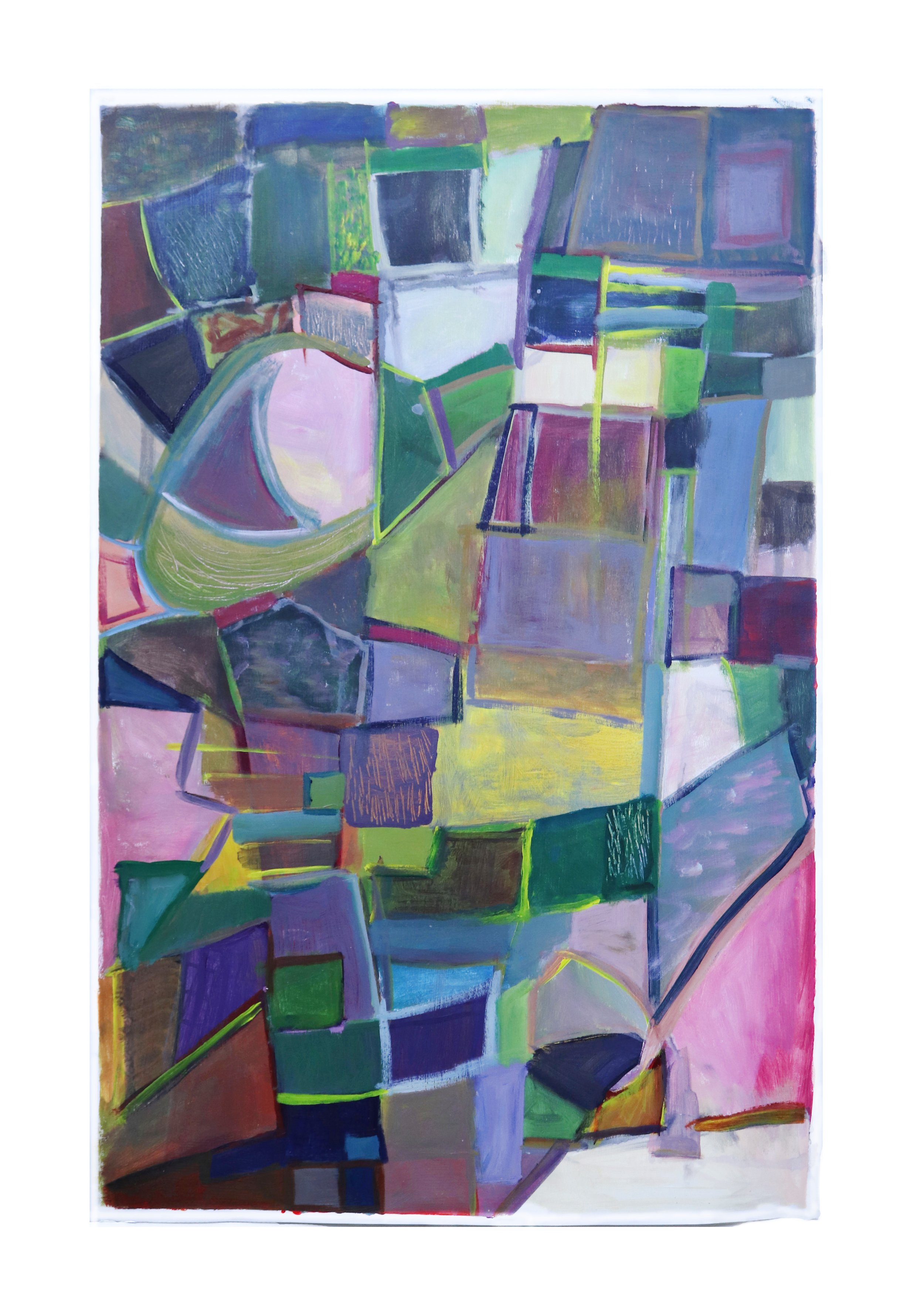 Cold Turkey, acrylic on
canvas, 36in x 48in, 2024