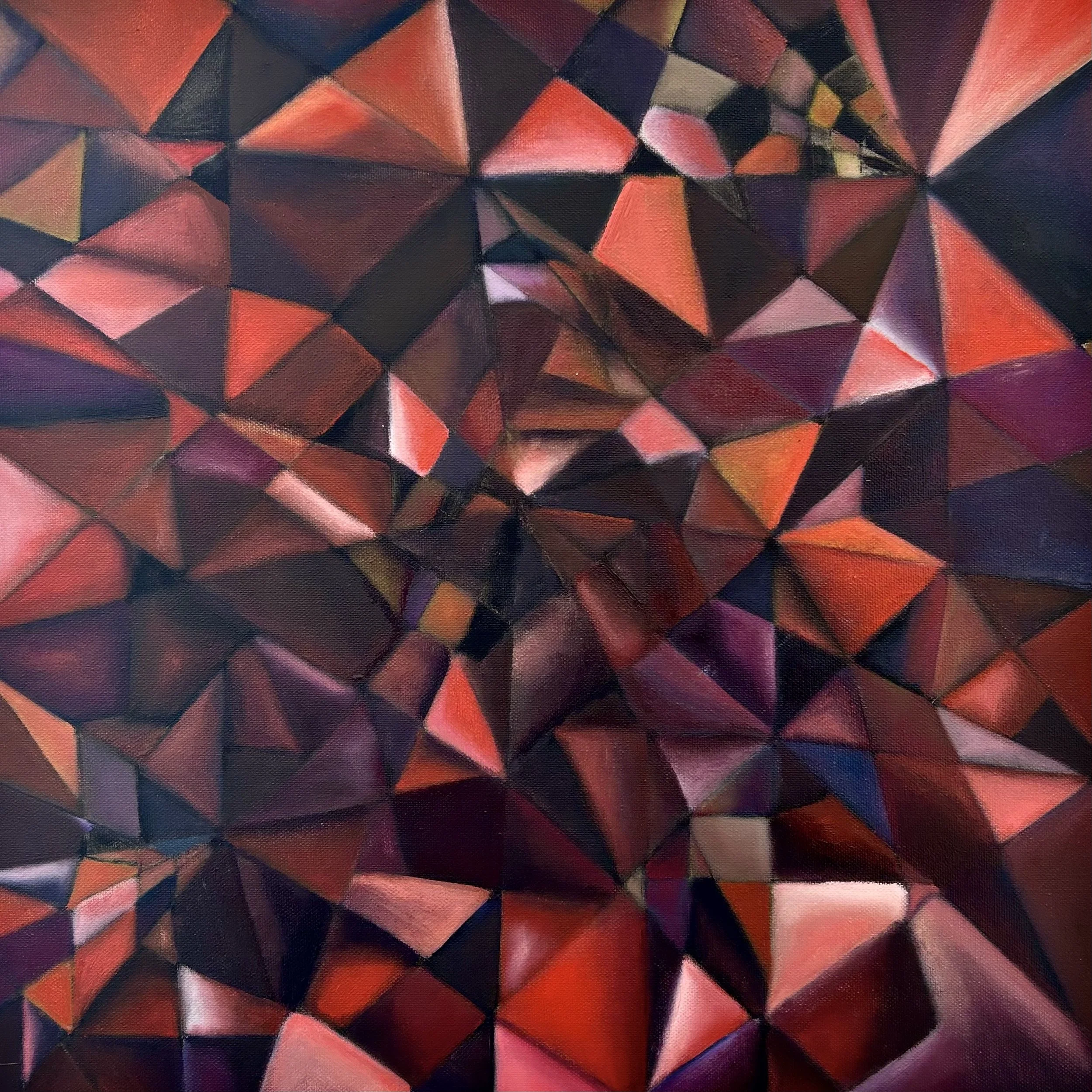 Black King's Spinel, 20" x 20", 2026