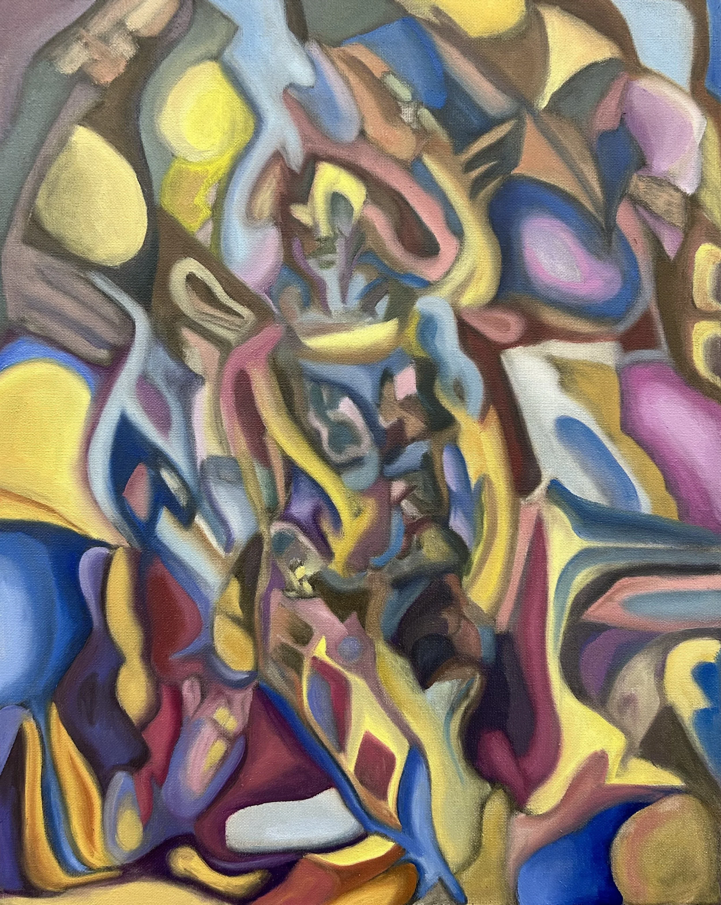 Ik, oil on canvas, 16" x 20", 2025