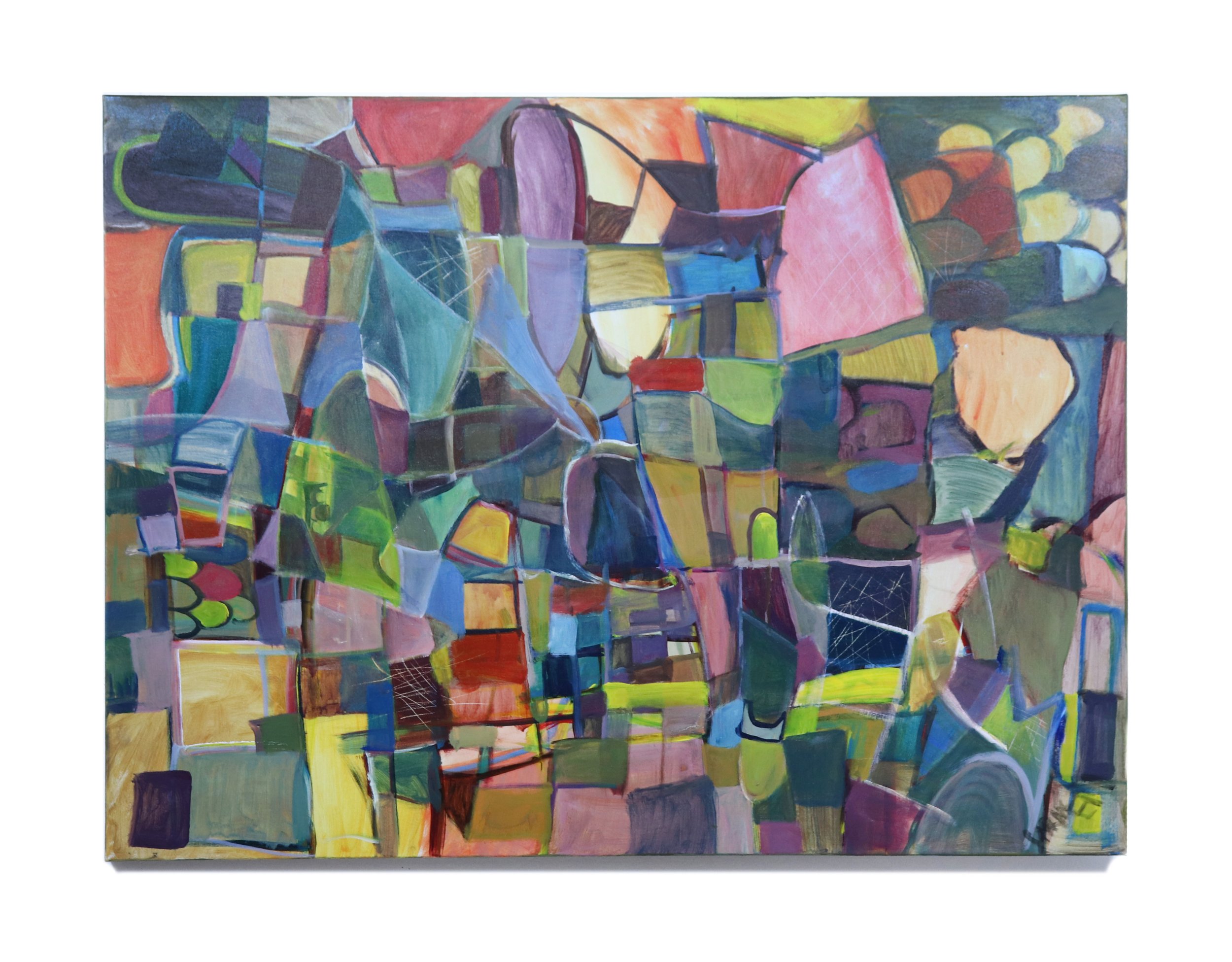 Cold Turkey, acrylic on
canvas, 36in x 48in, 2024