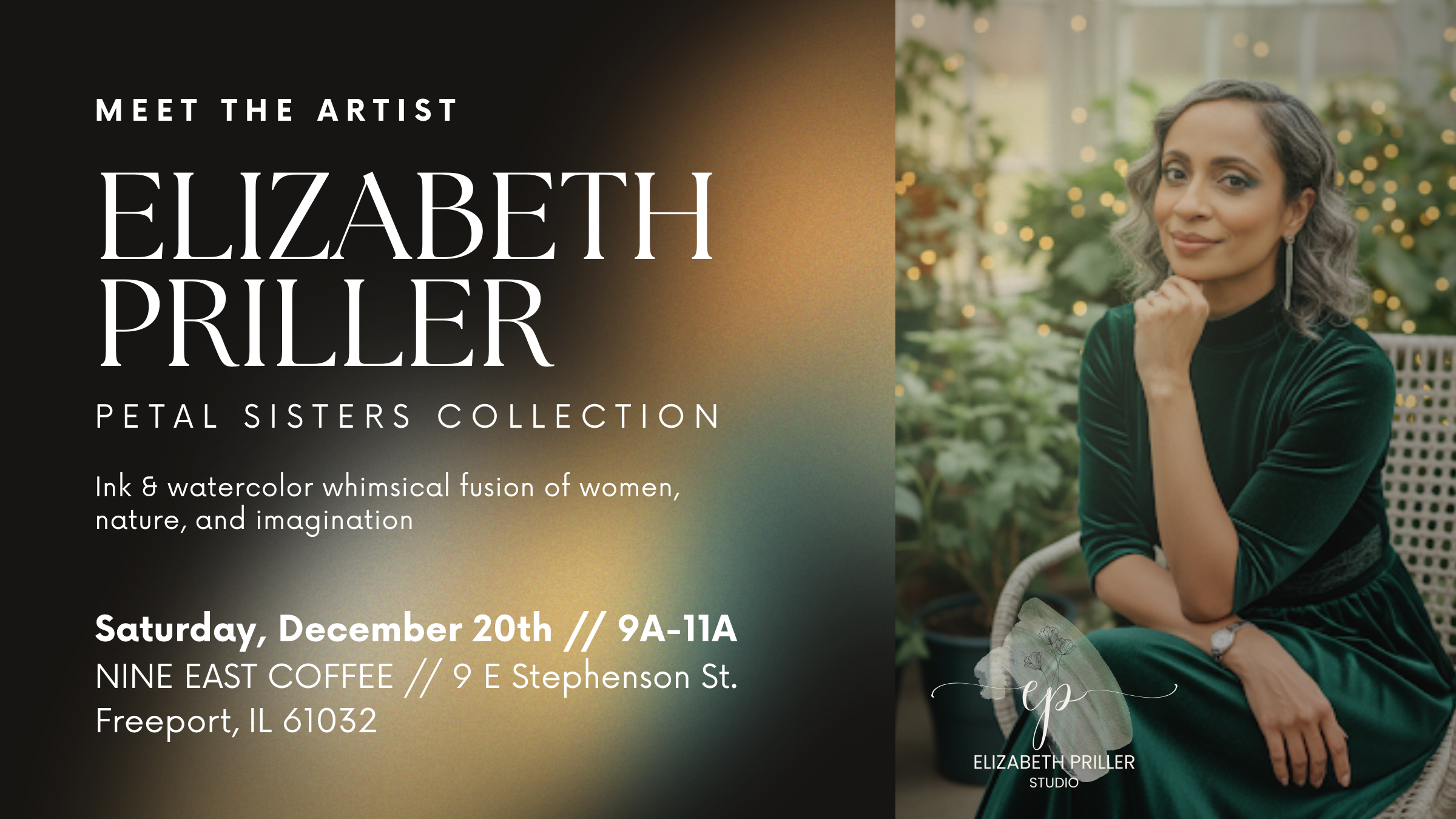 Petal Sisters Exhibit at  9 East