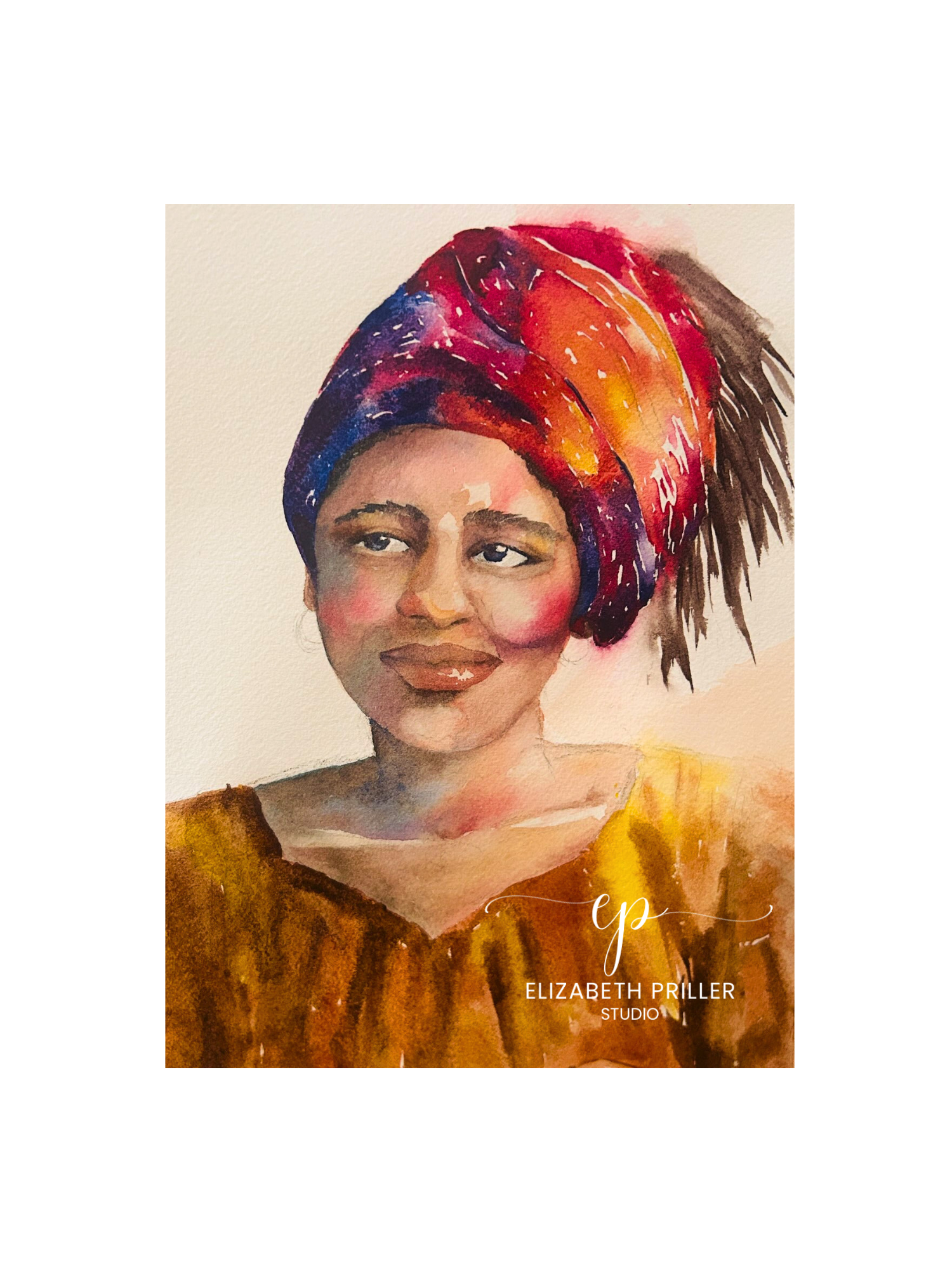 Crowned in Color - Original Watercolor 9x12