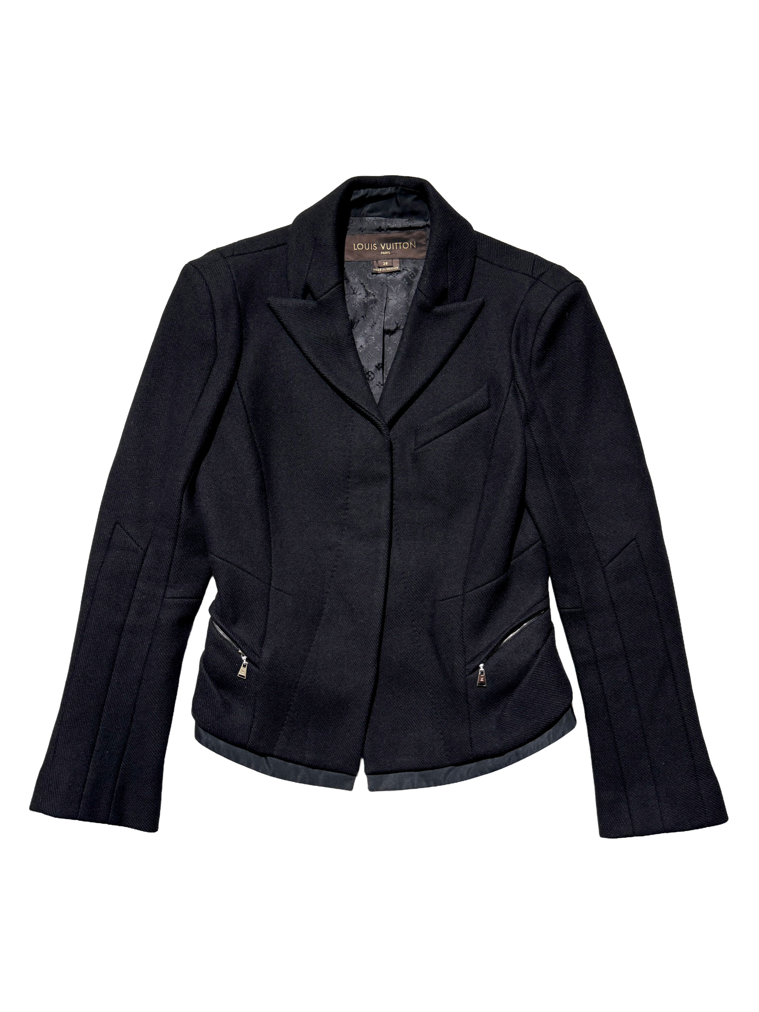 Louis Vuitton by Marc Jacobs AW 2008 Fluted Wool Jacket