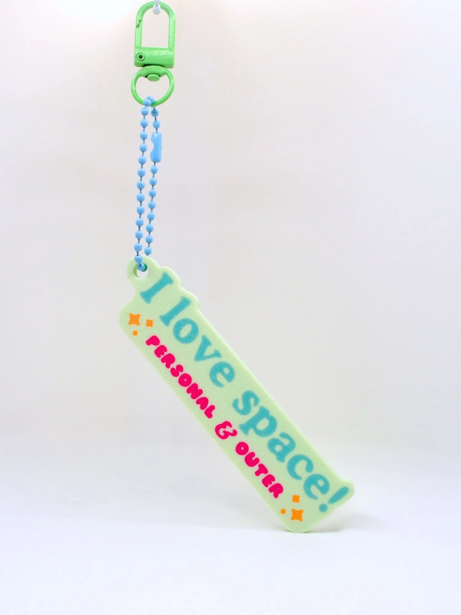 I Love Space: 3D Printed Keychain