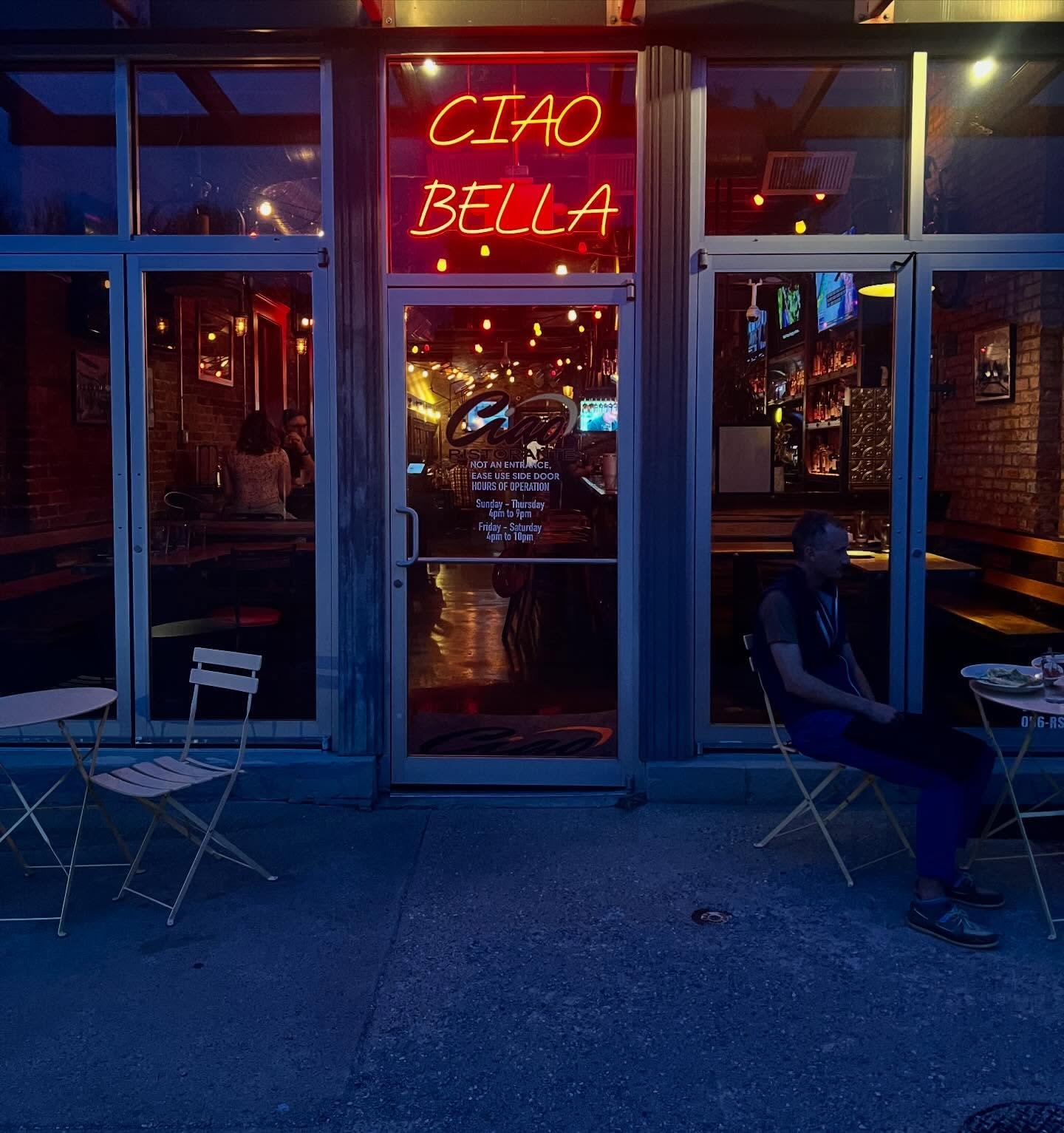 Ciao bellas ✌️ see you for dinner!

Buon apetito! Reservations on our website or Tock. Walk ins welcome!
