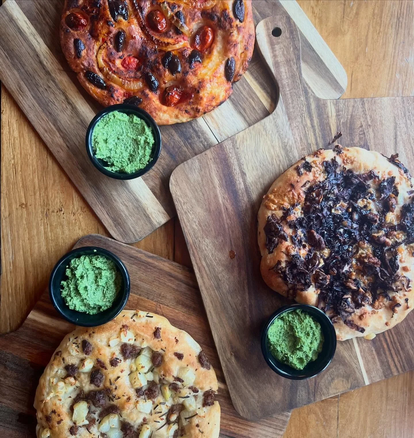 And then there were 3..

Introducing our housemade Focaccia di Bari lineup! Choose from Classico (cherry tomato, kalamata olive and red onion), Sausage &amp; Potato or Raddichio &amp; Gorgonzola 🤤 

Buon apetito! Reservations on our website or Tock.