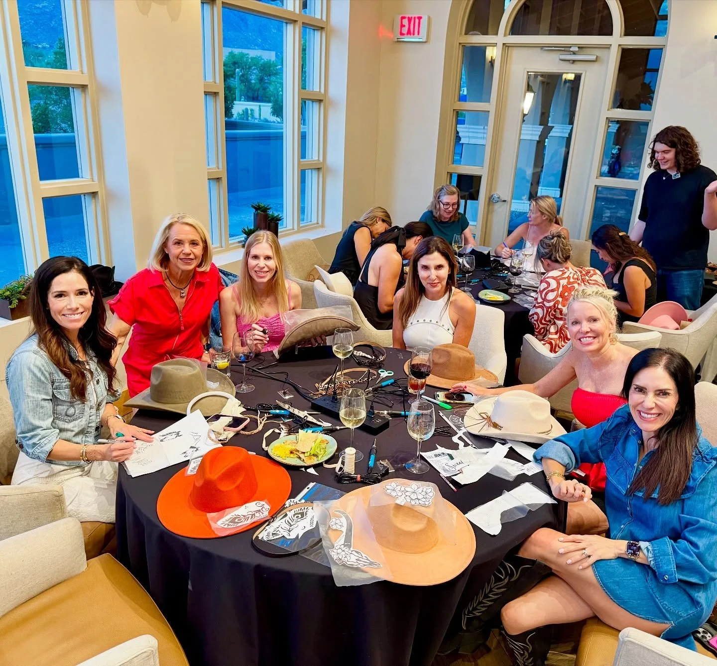 Our members got creative with a unique hat-burning craft night. From personalizing brims to adding those finishing touches, everyone left with a one-of-a-kind masterpiece and plenty of laughs along the way. 👒

Thank you to all the ladies who joined 