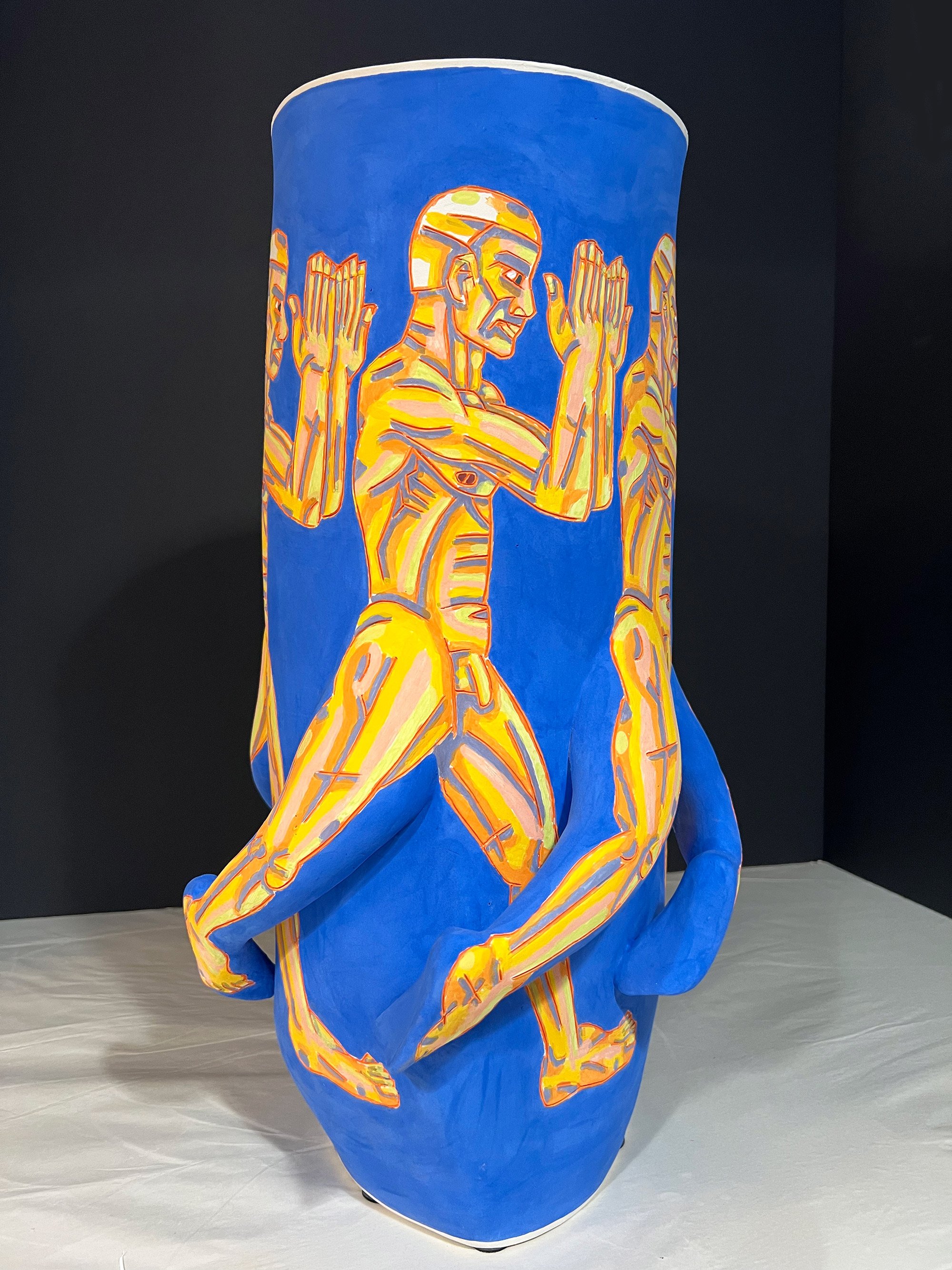 Loop , 2025, Ceramic, 20" x 9" x 8"