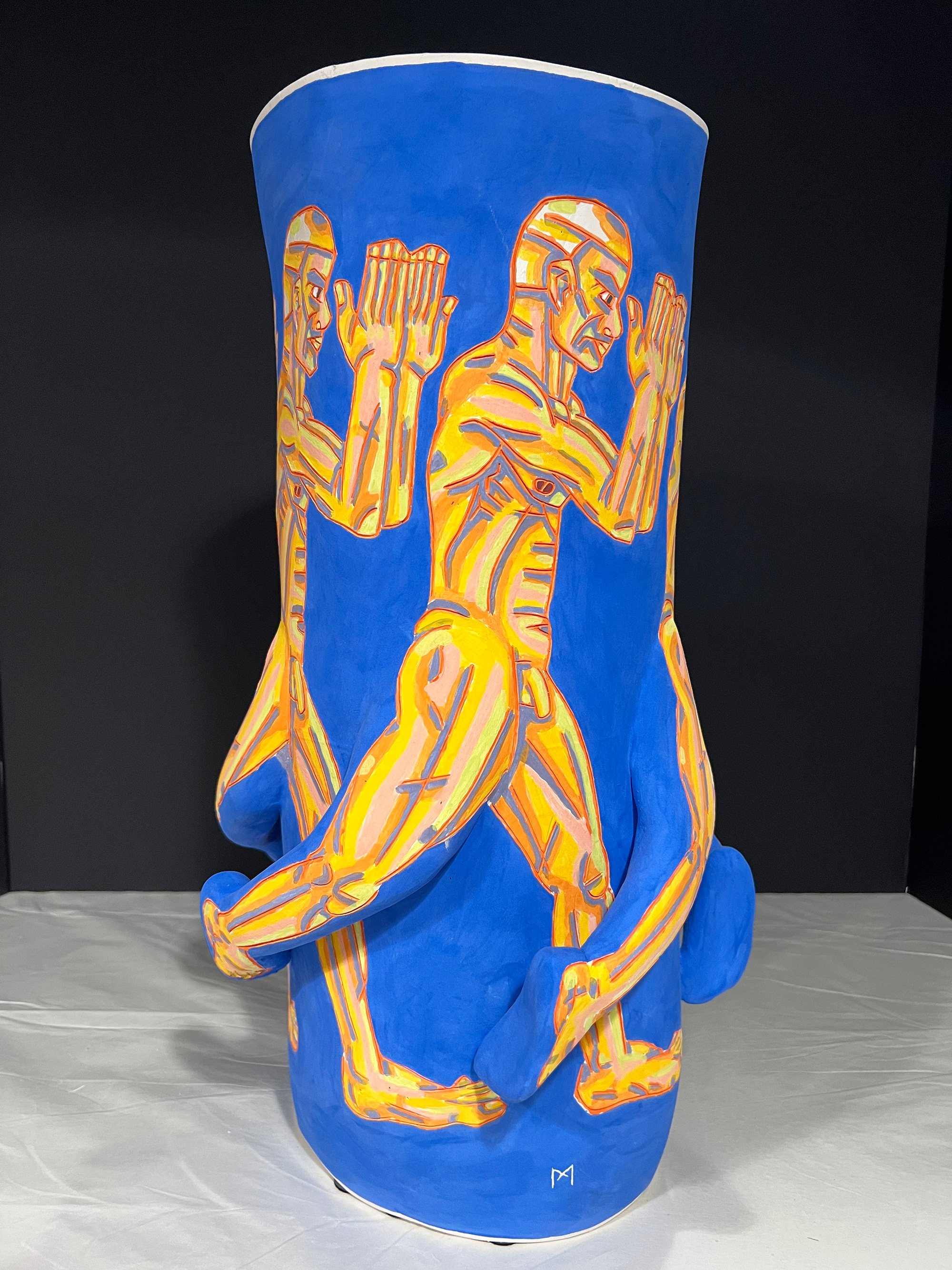 Loop , 2025, Ceramic, 20" x 9" x 8"