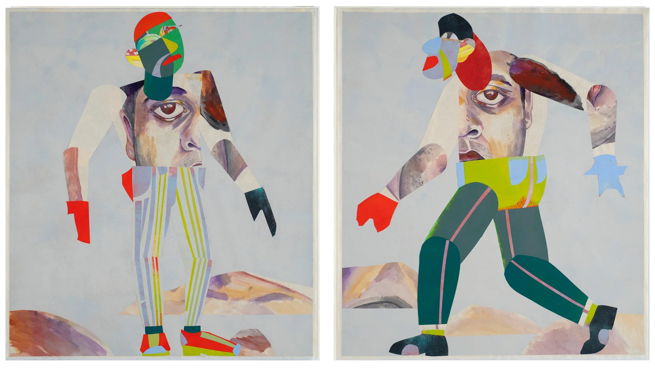 Collage of hand painted Okawara paper
39” x 68”