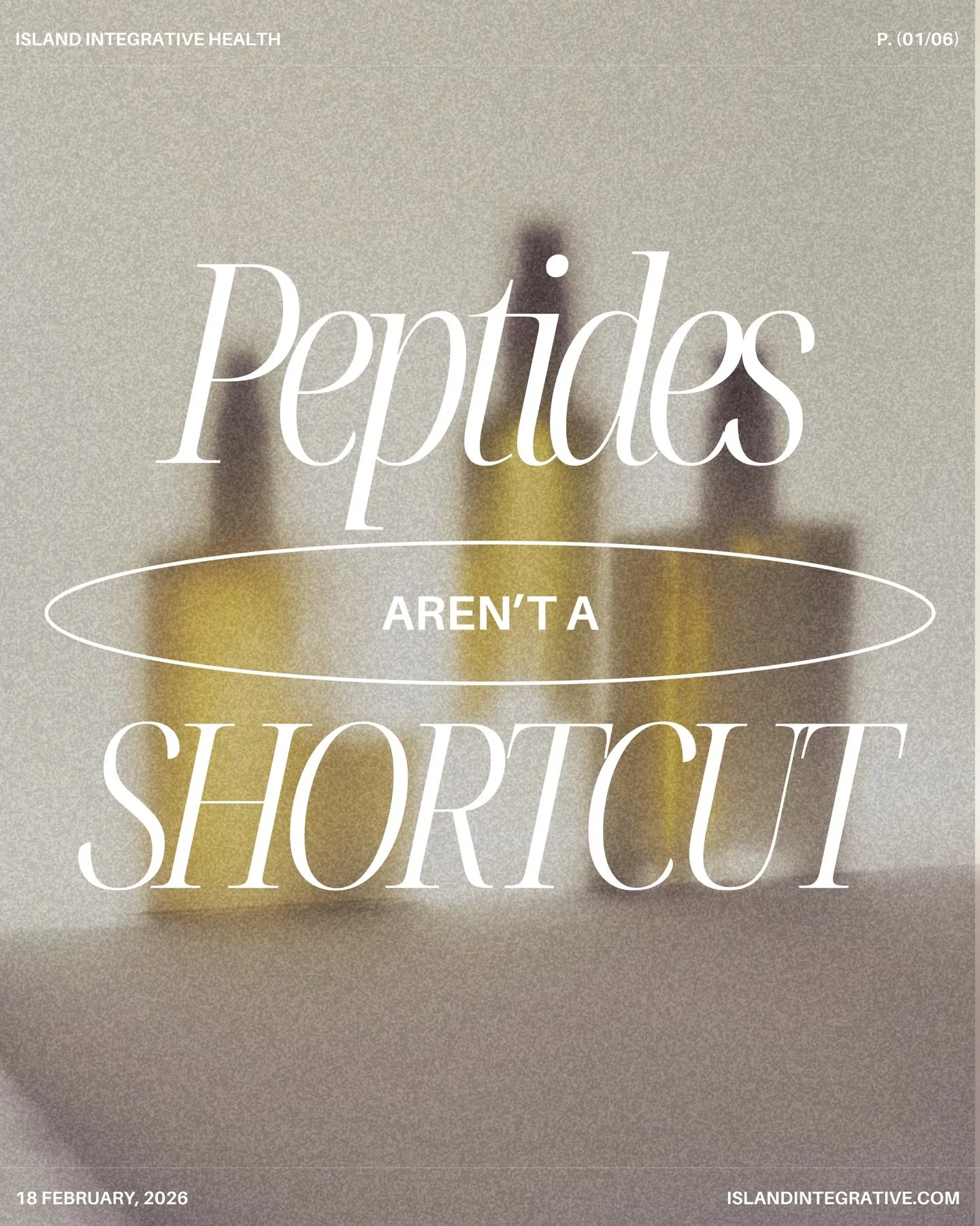 Peptides aren&rsquo;t a magic fix. They&rsquo;re messengers, guiding your body on how to heal, that&rsquo;s why protocols matter. 👏

We don&rsquo;t guess. We personalize.

This is vitality support that works with your body, not against it.

Ready to