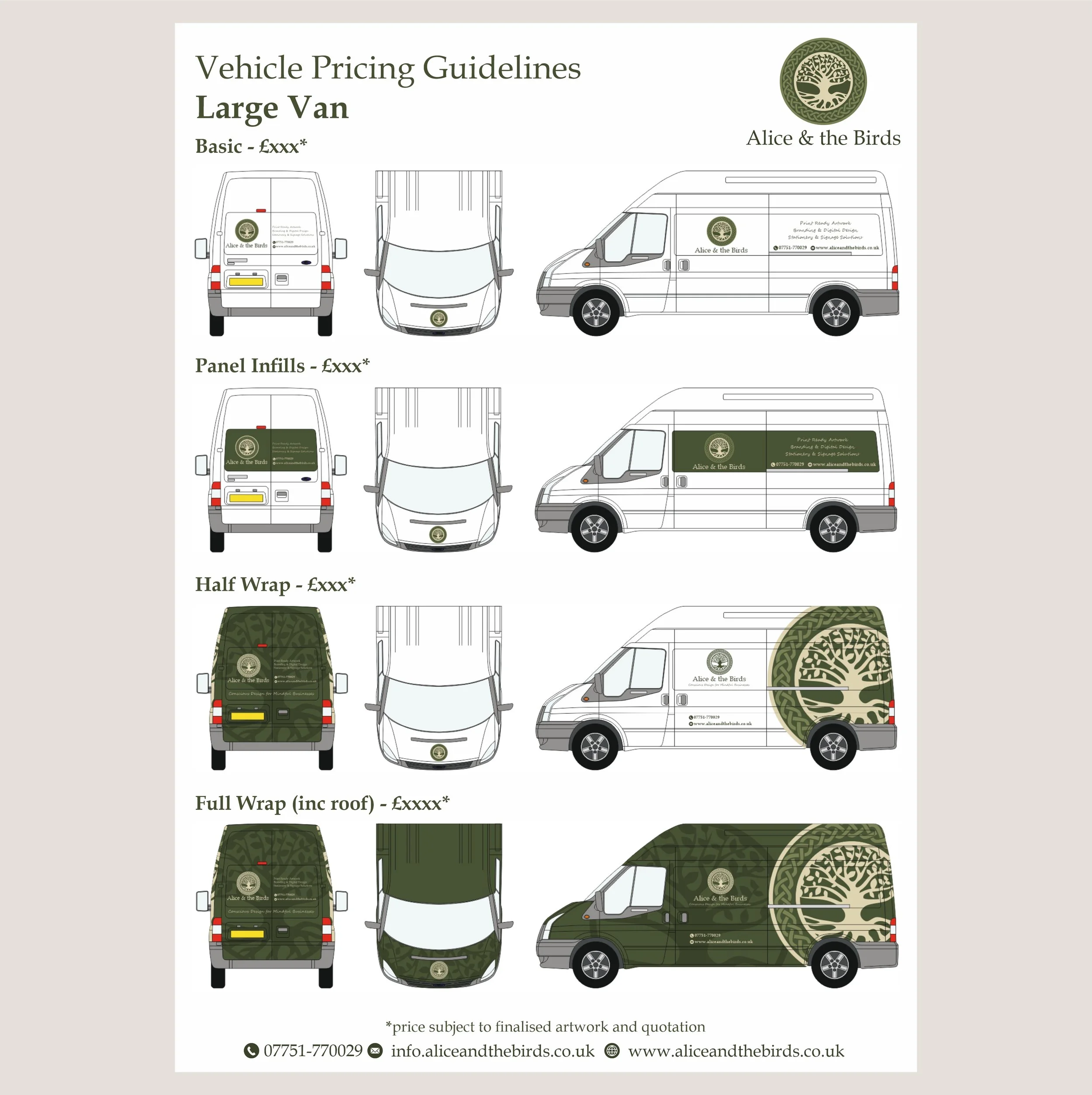 Alice and the Birds - Large Van Pricing.jpg
