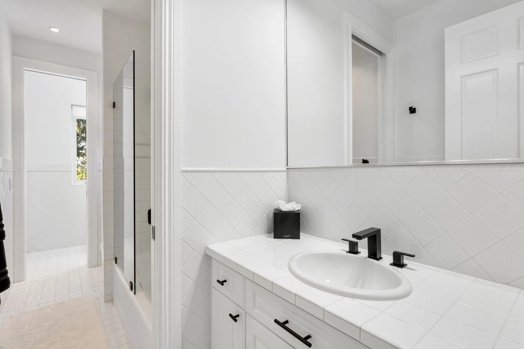Private sink area for Bedroom (2) with shared shower and toilet 