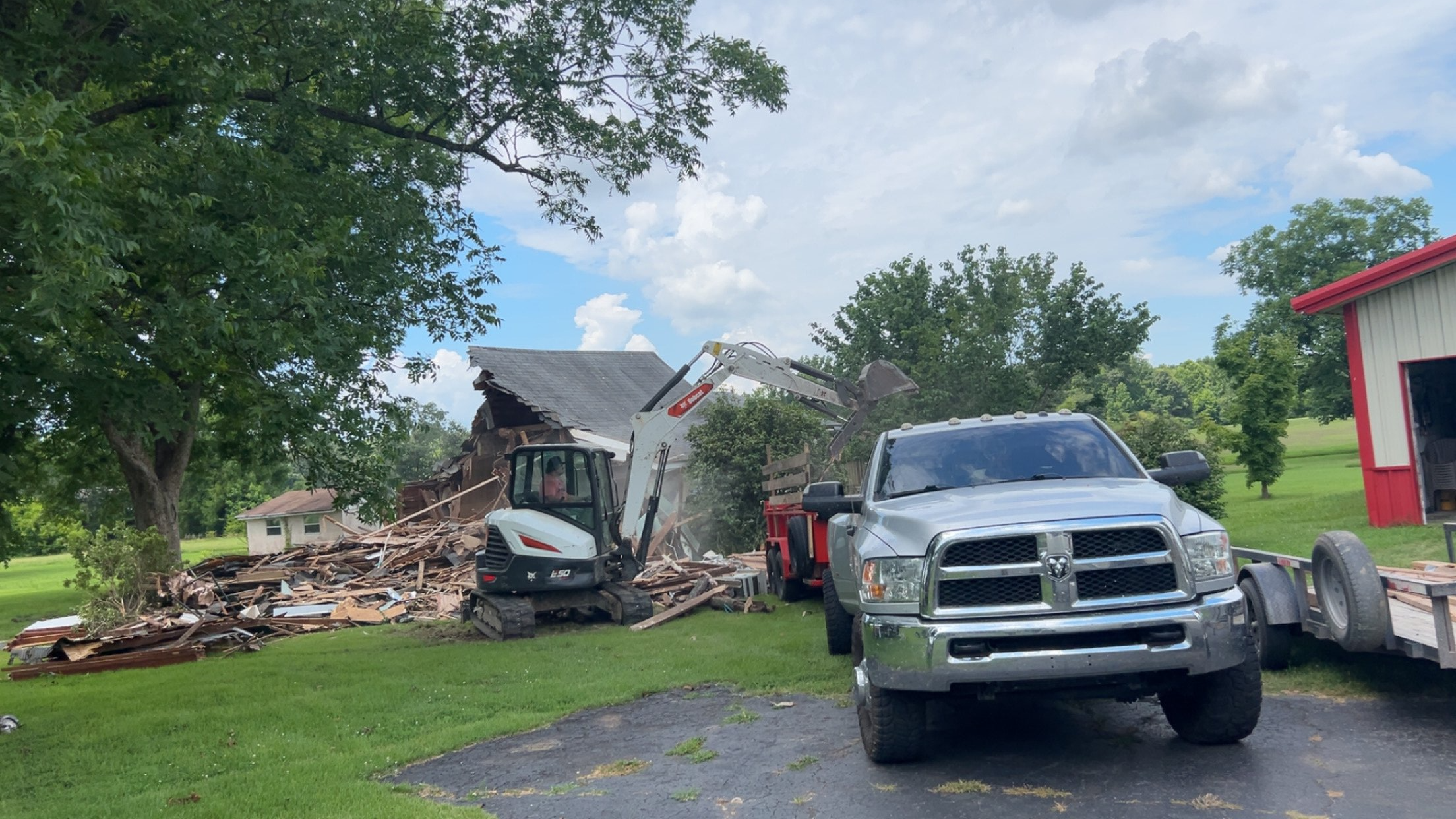 Old House DURING