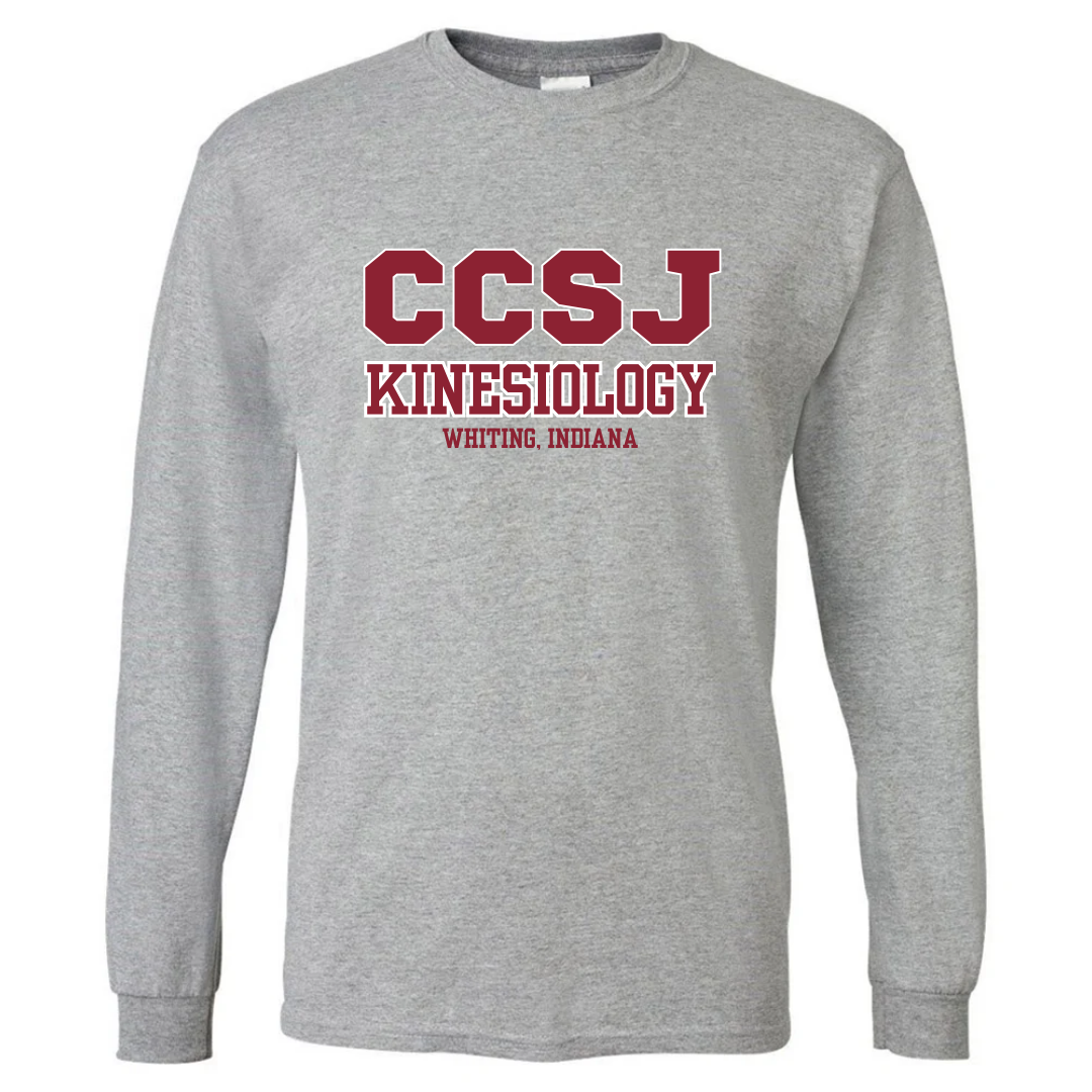 CCSJ Block Letter Design Long Sleeve Shirt