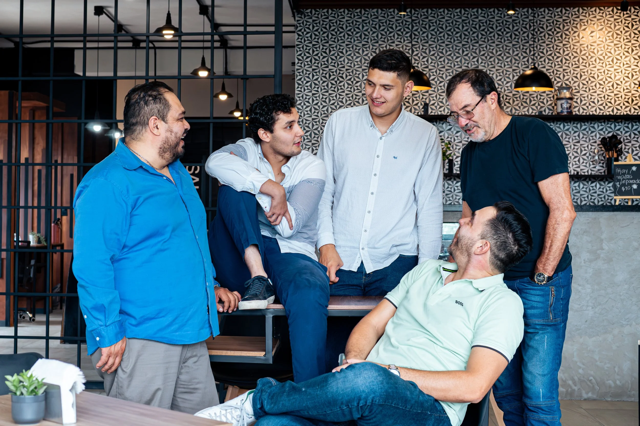 Grupo de agentes inmobiliarios 