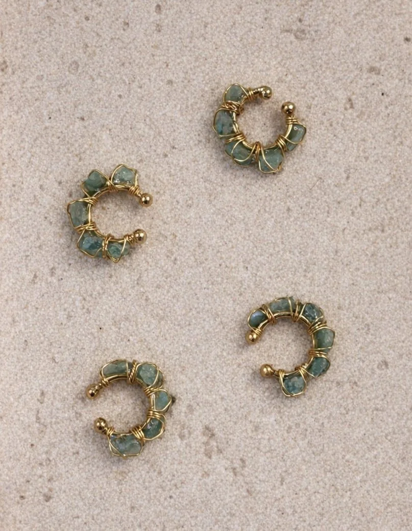 Green Soul Ear Cuff
