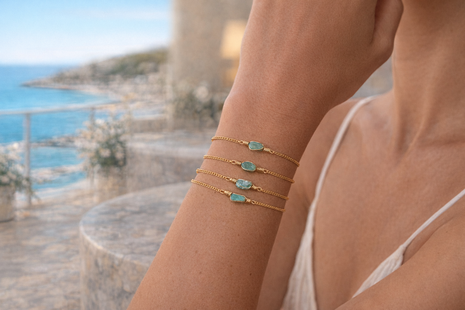 Emeralis Dainty Emerald Bracelet