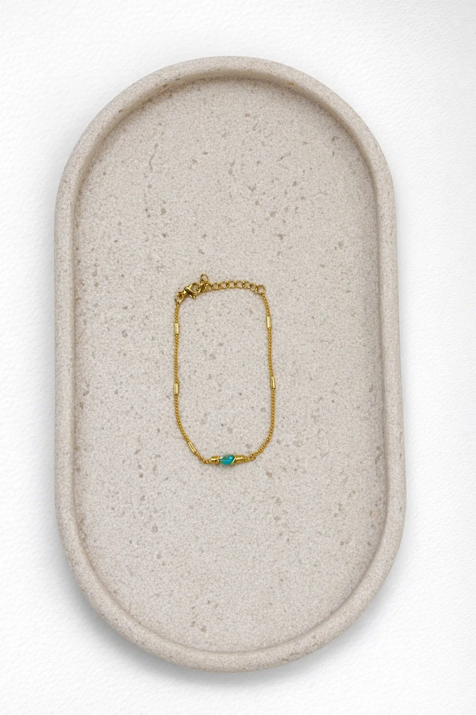 Luma Verde Dainty Tube Bracelet 