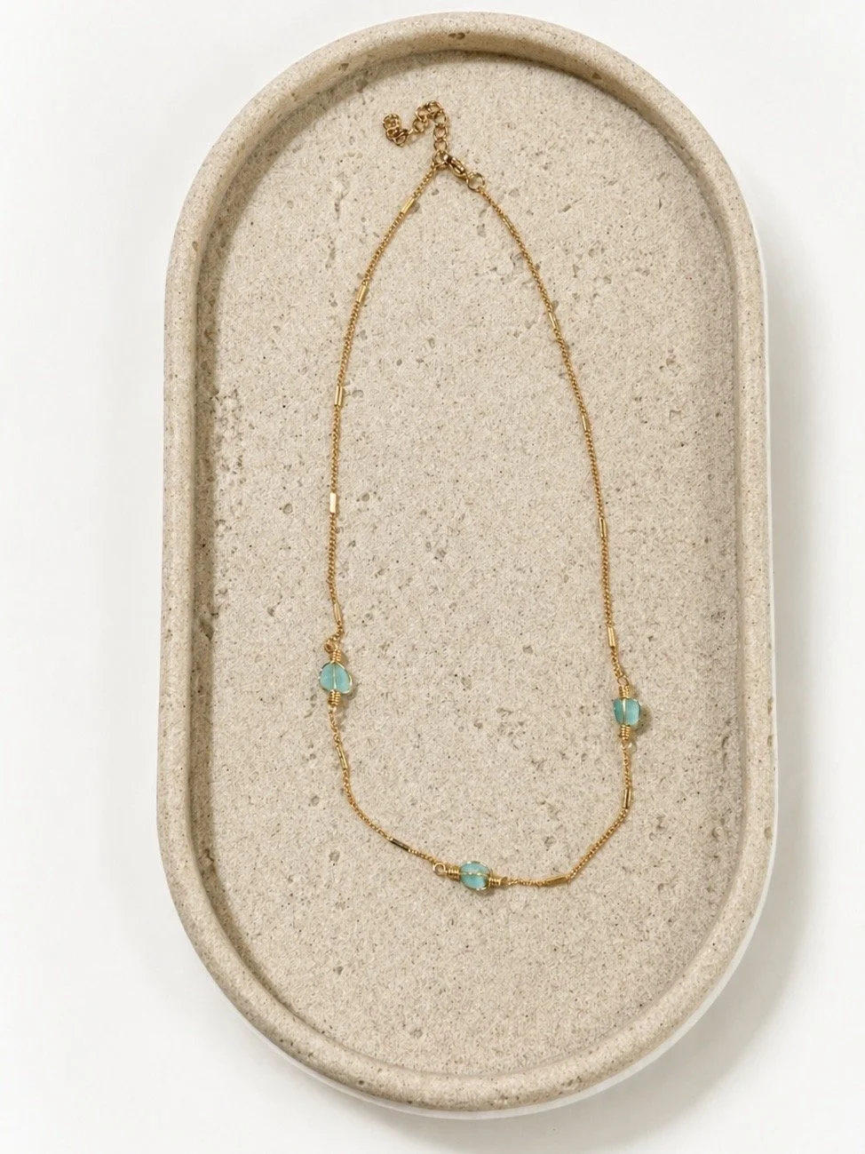 Luma Verde Trio Necklace 