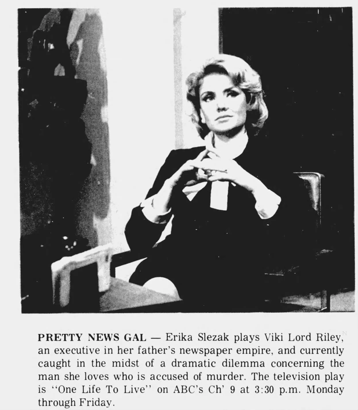 1972 Pretty News Gal