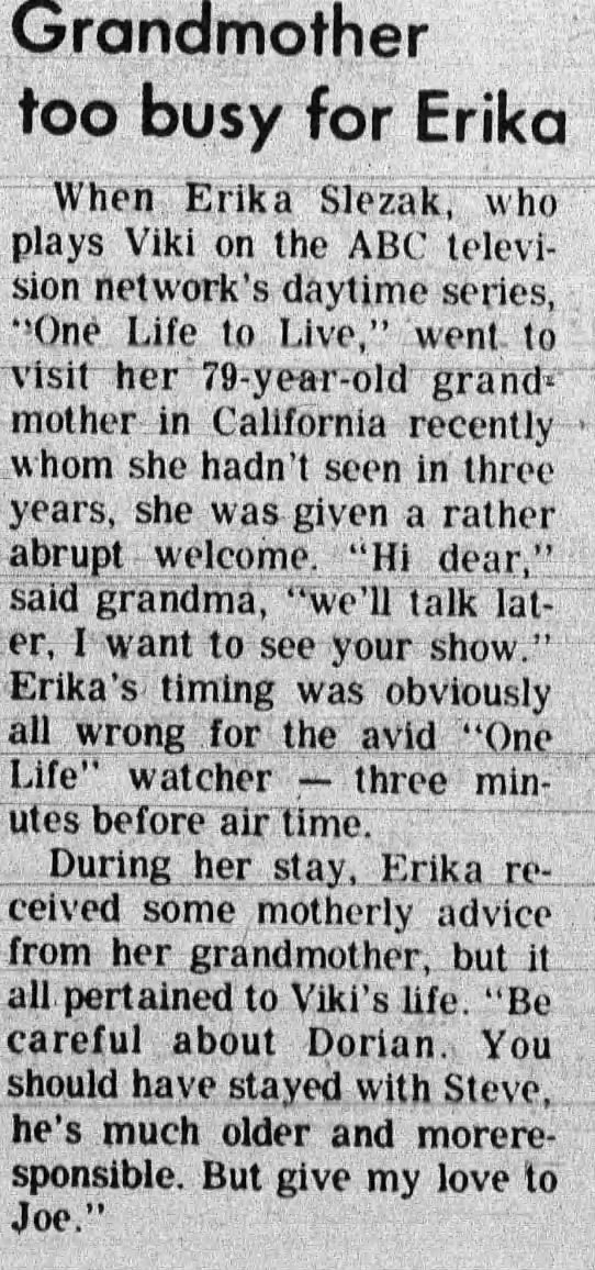 1975 Grandma’s Busy
