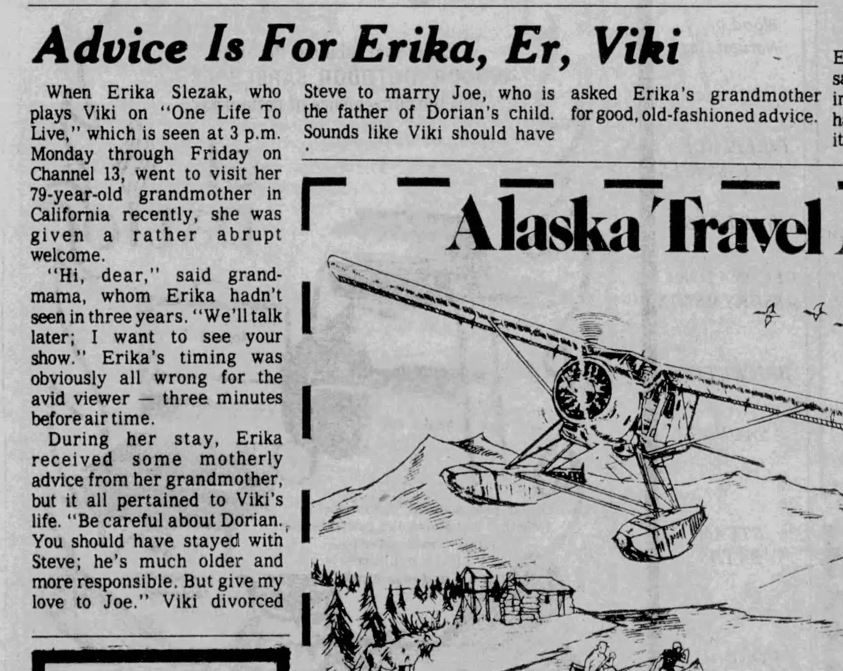 1975 Advice is for Erika