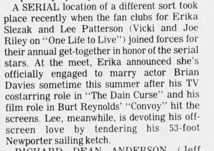 1978 Marriage News!