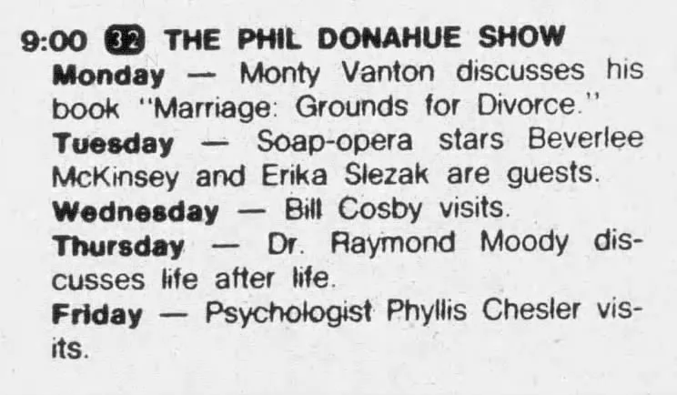 1978 The Phil Donahue Show