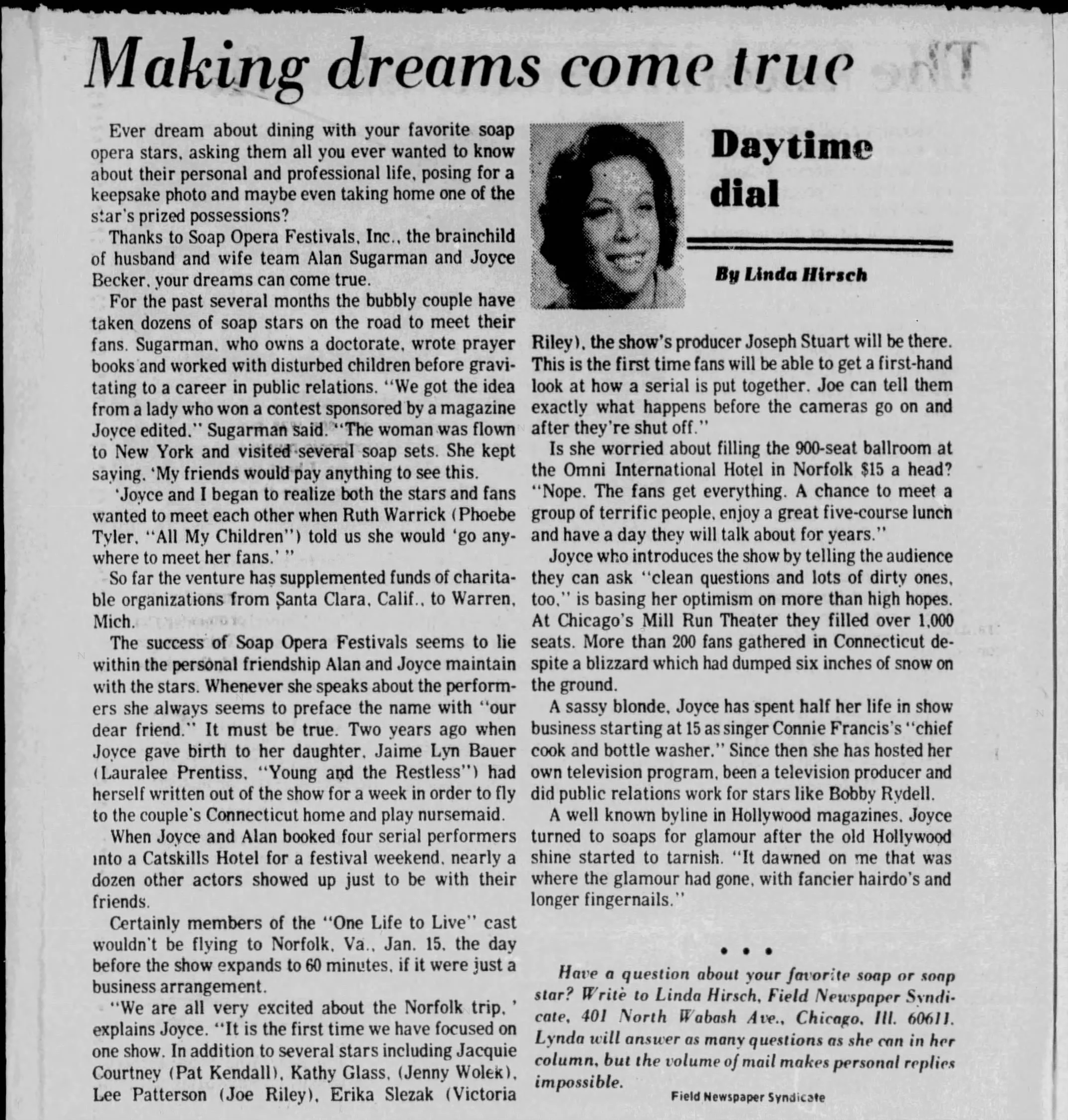 1977 Making Dreams Come True