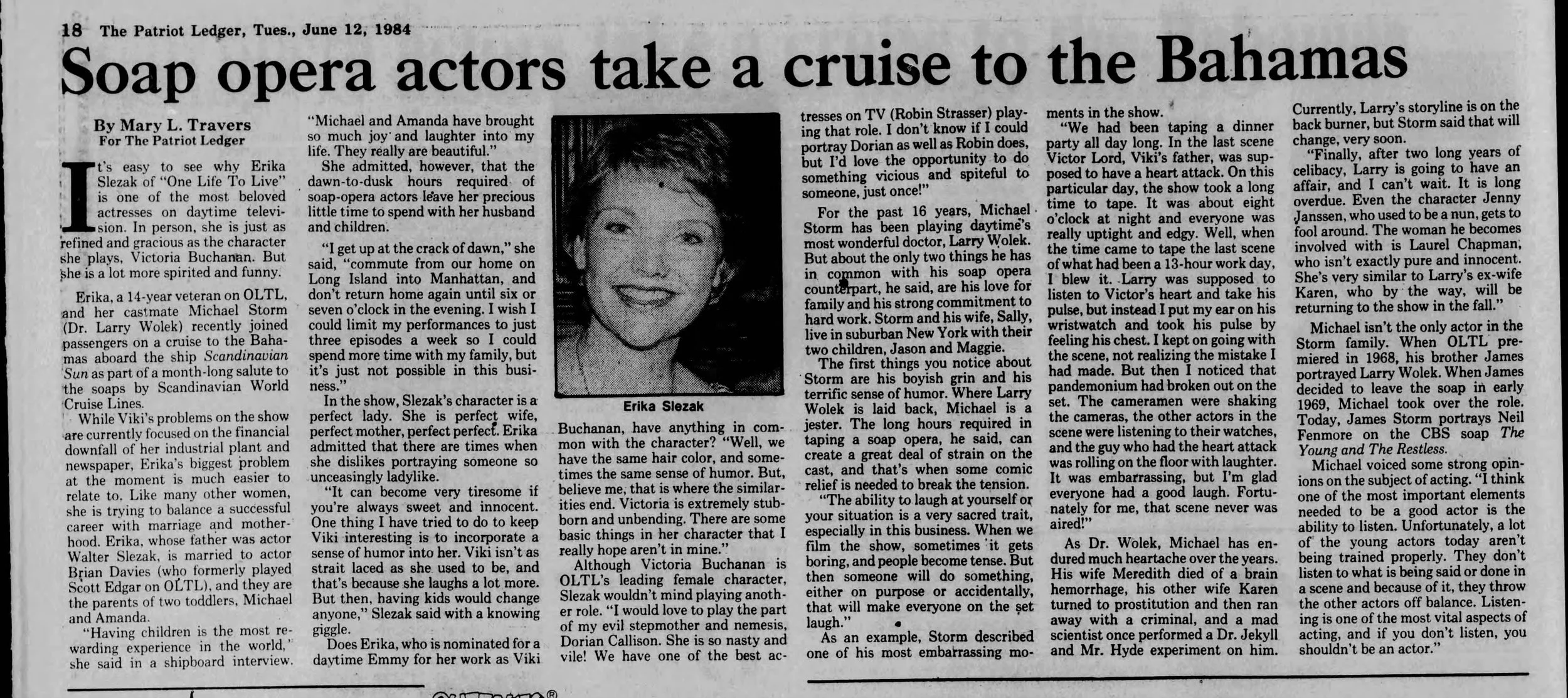 1984 Cruise to the Bahamas