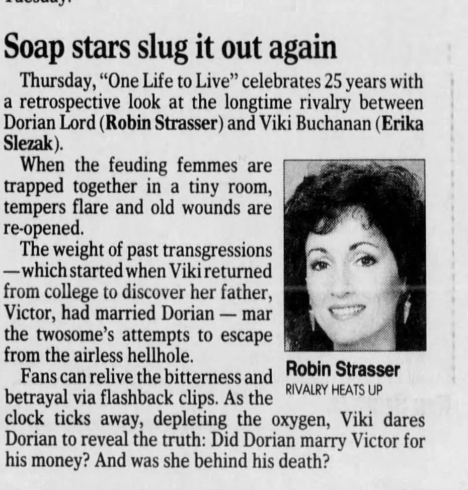 1993 Soap Stars Slug It Out